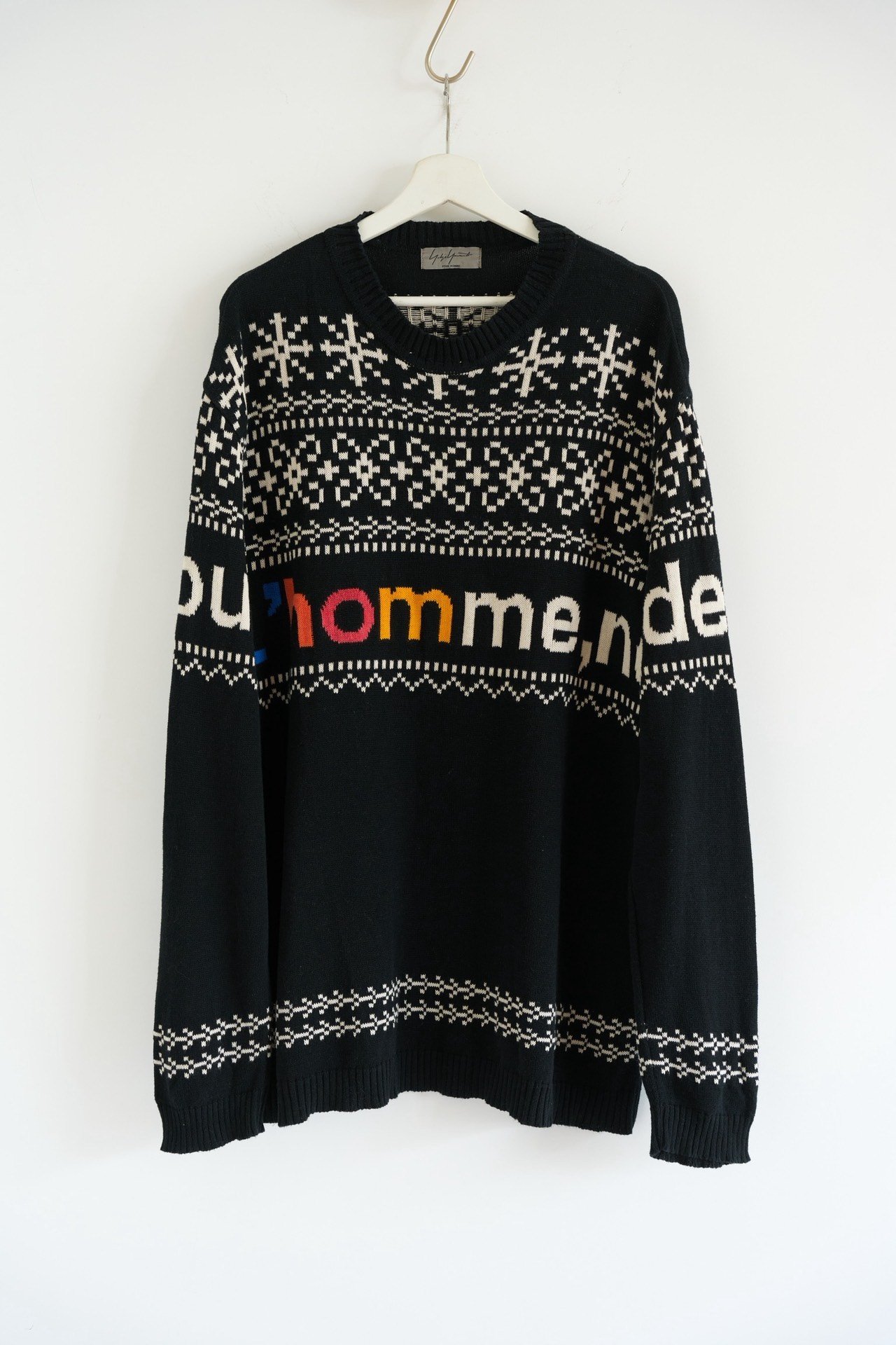 Yohji Yamamoto 2016 AW Fair Isle Sweater