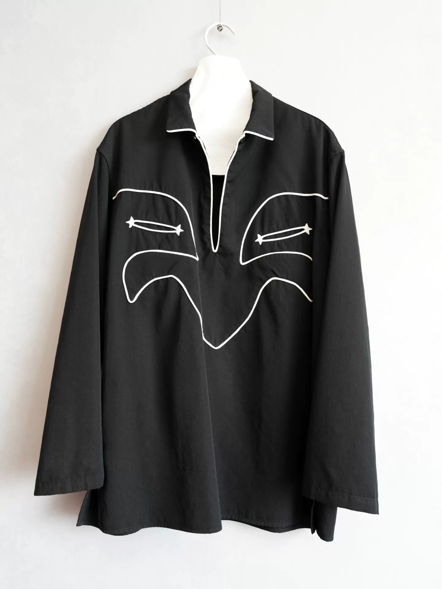 Yohji Yamamoto 85AW Chaplin Replica Shirt — detail