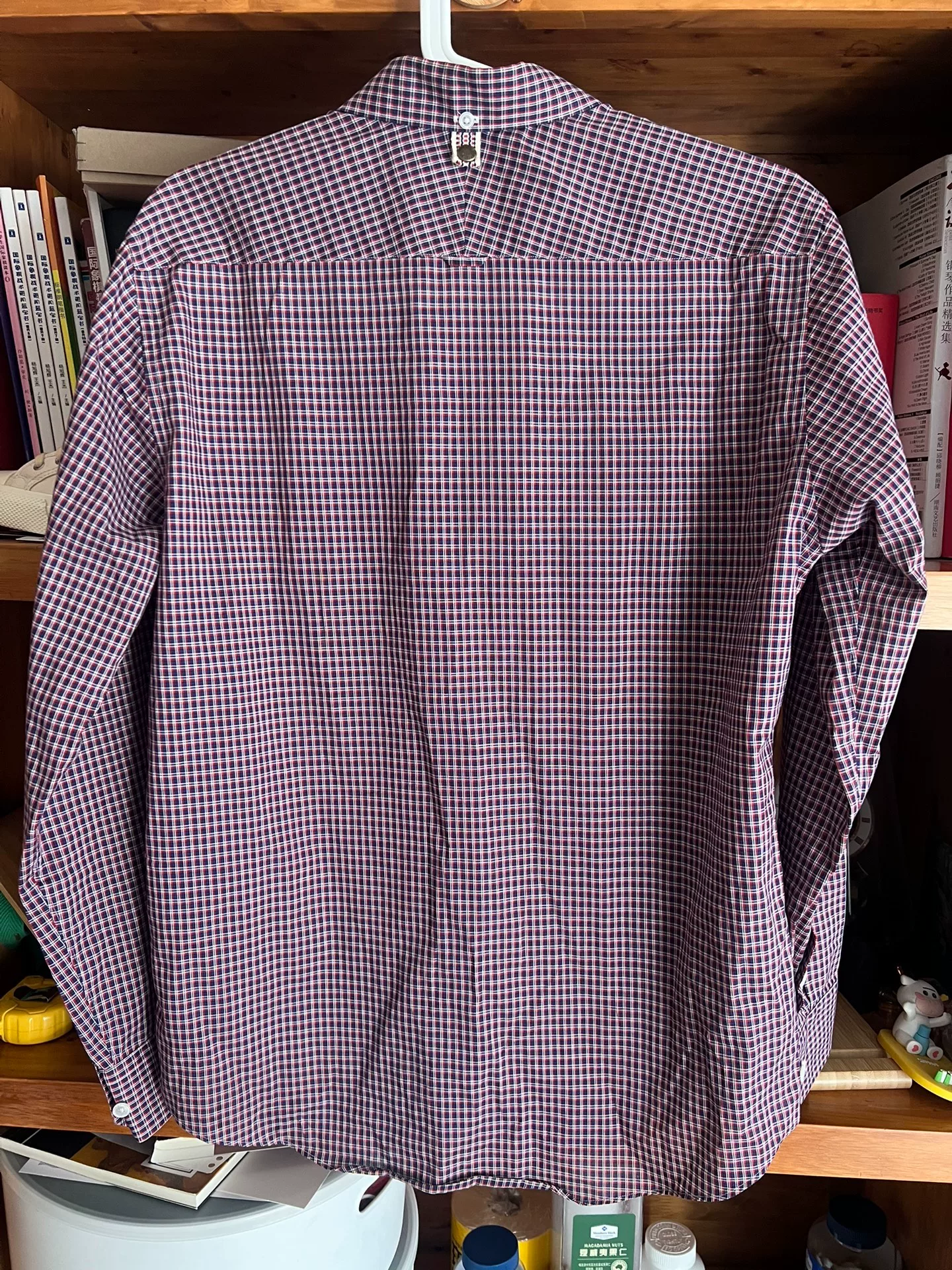 visvim Early Check Cotton Shirt — label