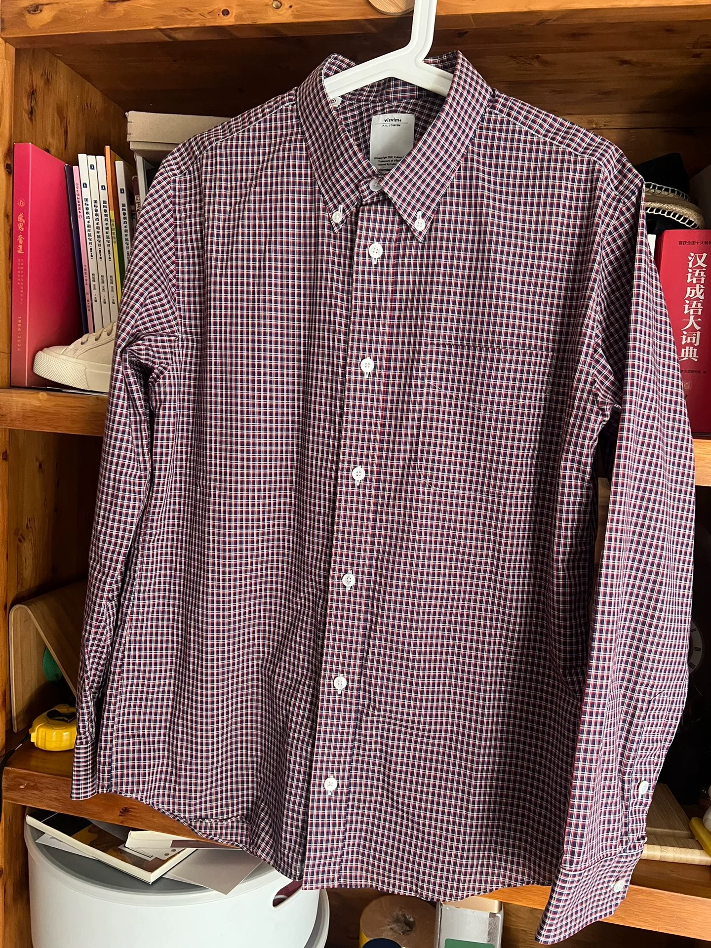 visvim Early Check Cotton Shirt — detail