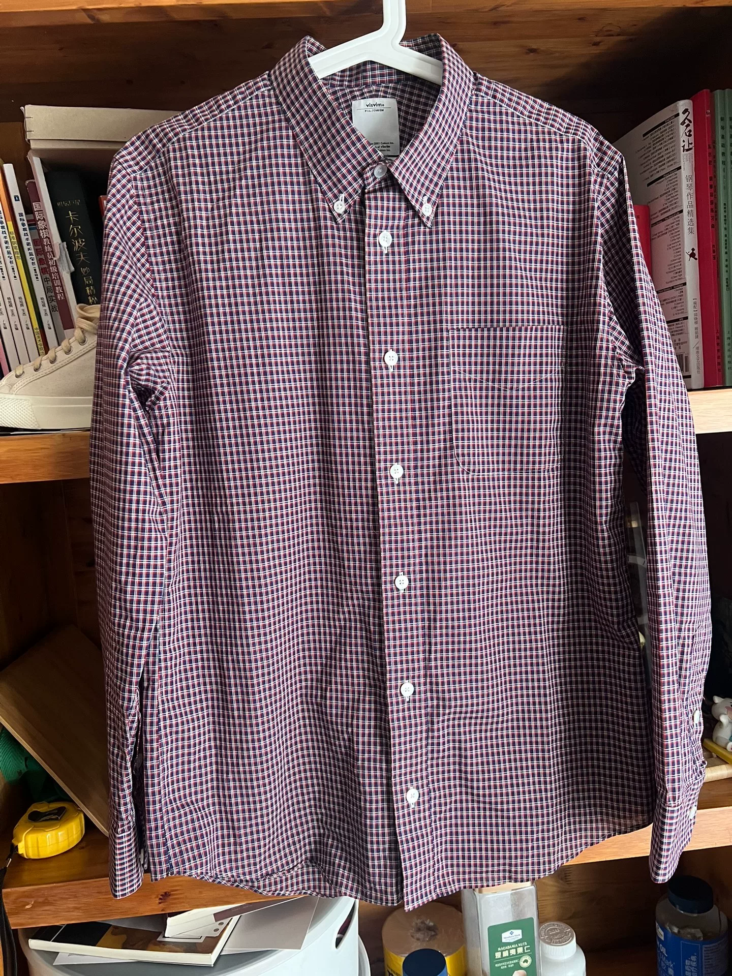 visvim Early Check Cotton Shirt — front