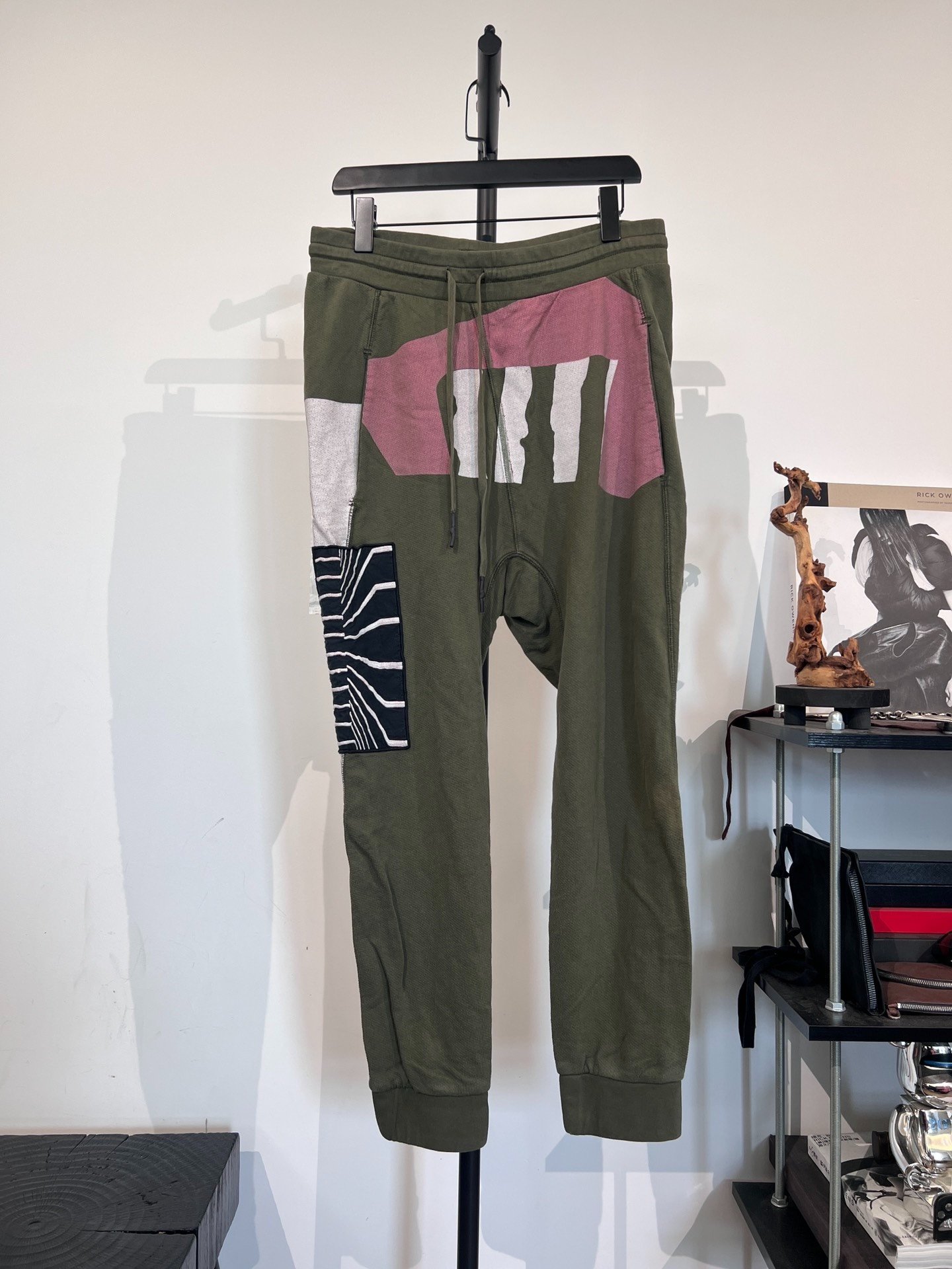 Boris Bidjan Saberi Olive Jogger Pants