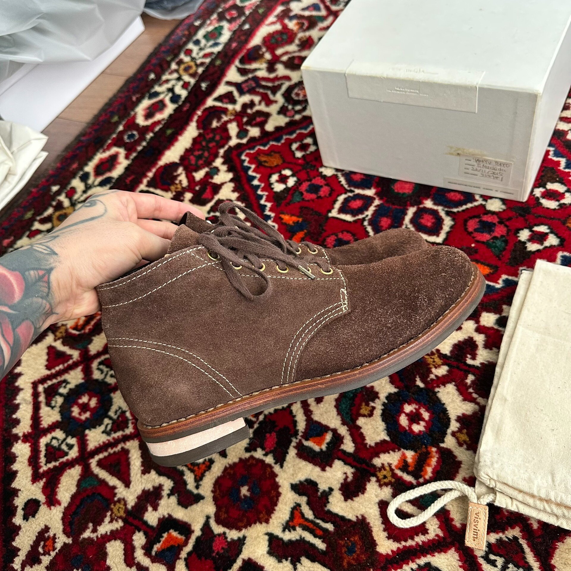VISVIM 14aw BRIGADIER Boots — detail