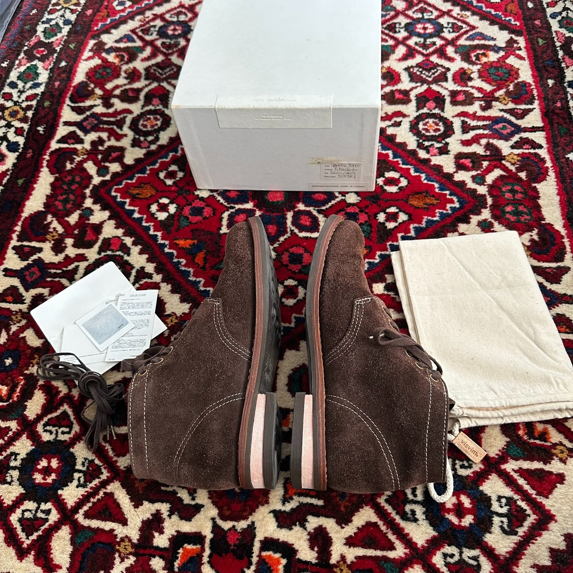 VISVIM 14aw BRIGADIER Boots — label