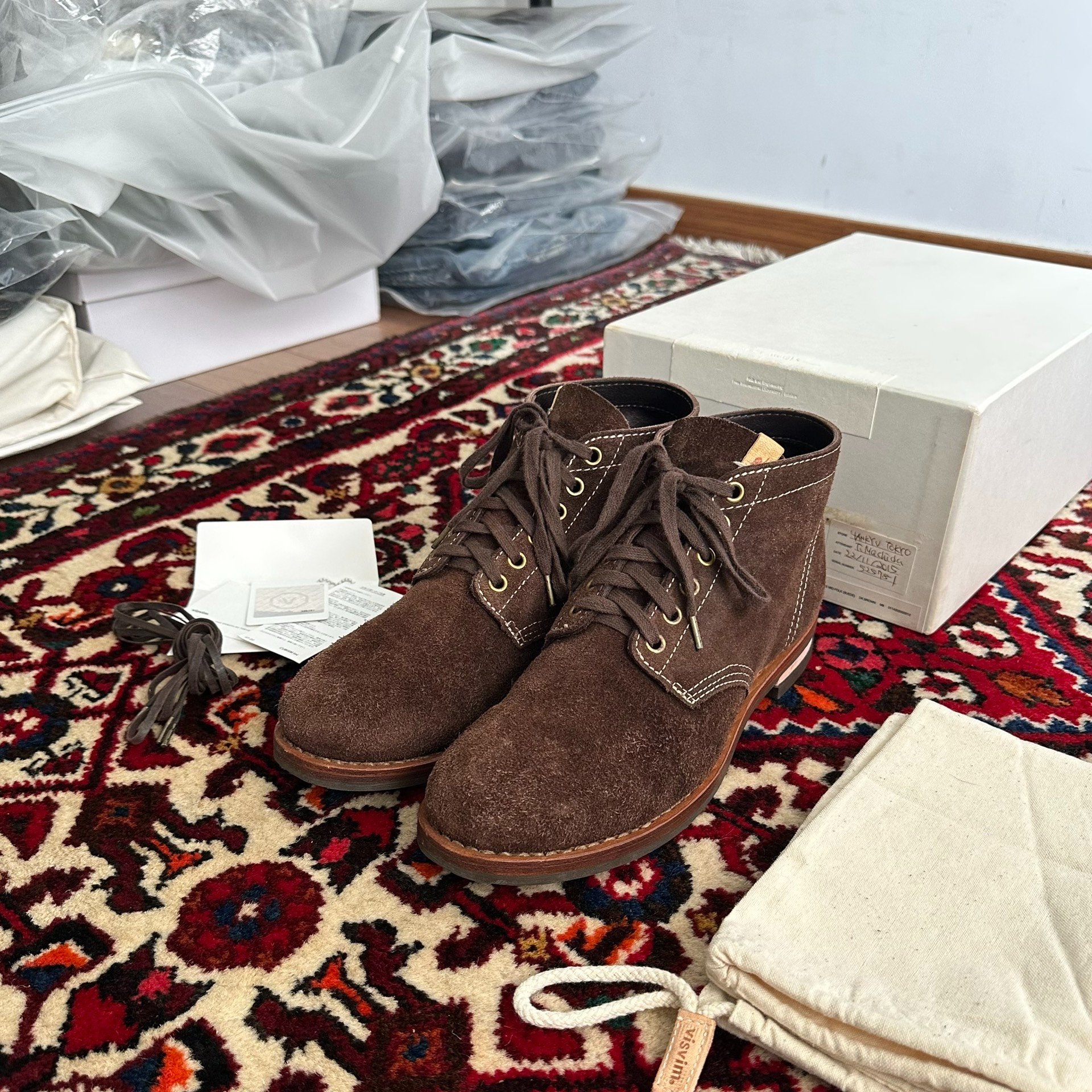 VISVIM 14aw BRIGADIER Boots — front