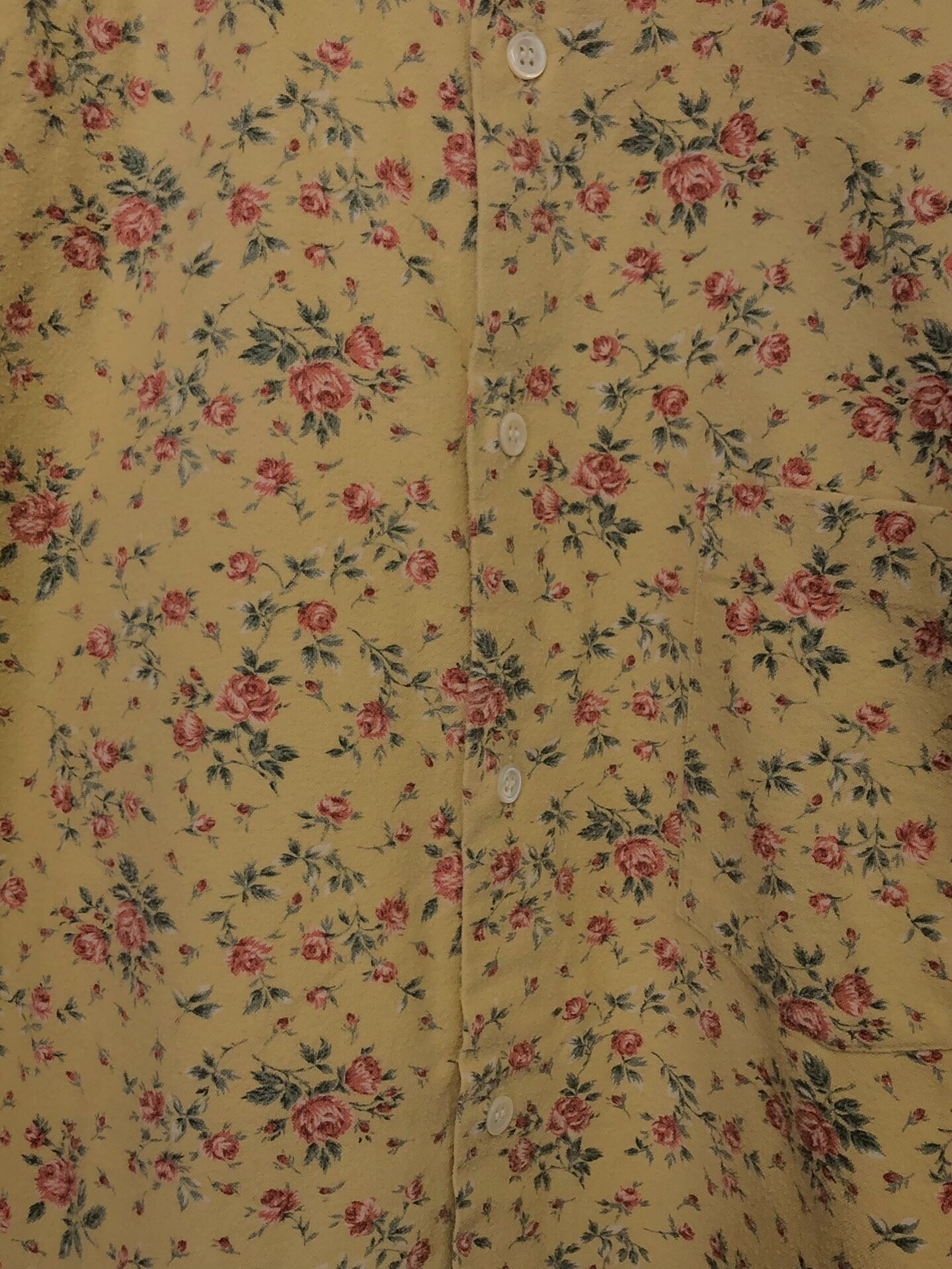 Comme des Garçons 98FW Floral Runway Shirt — back