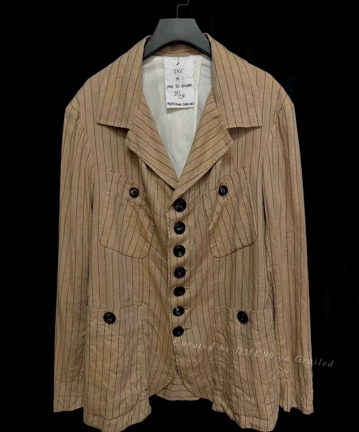 John Alexander Skelton 24SS Vintage Linen Jacket