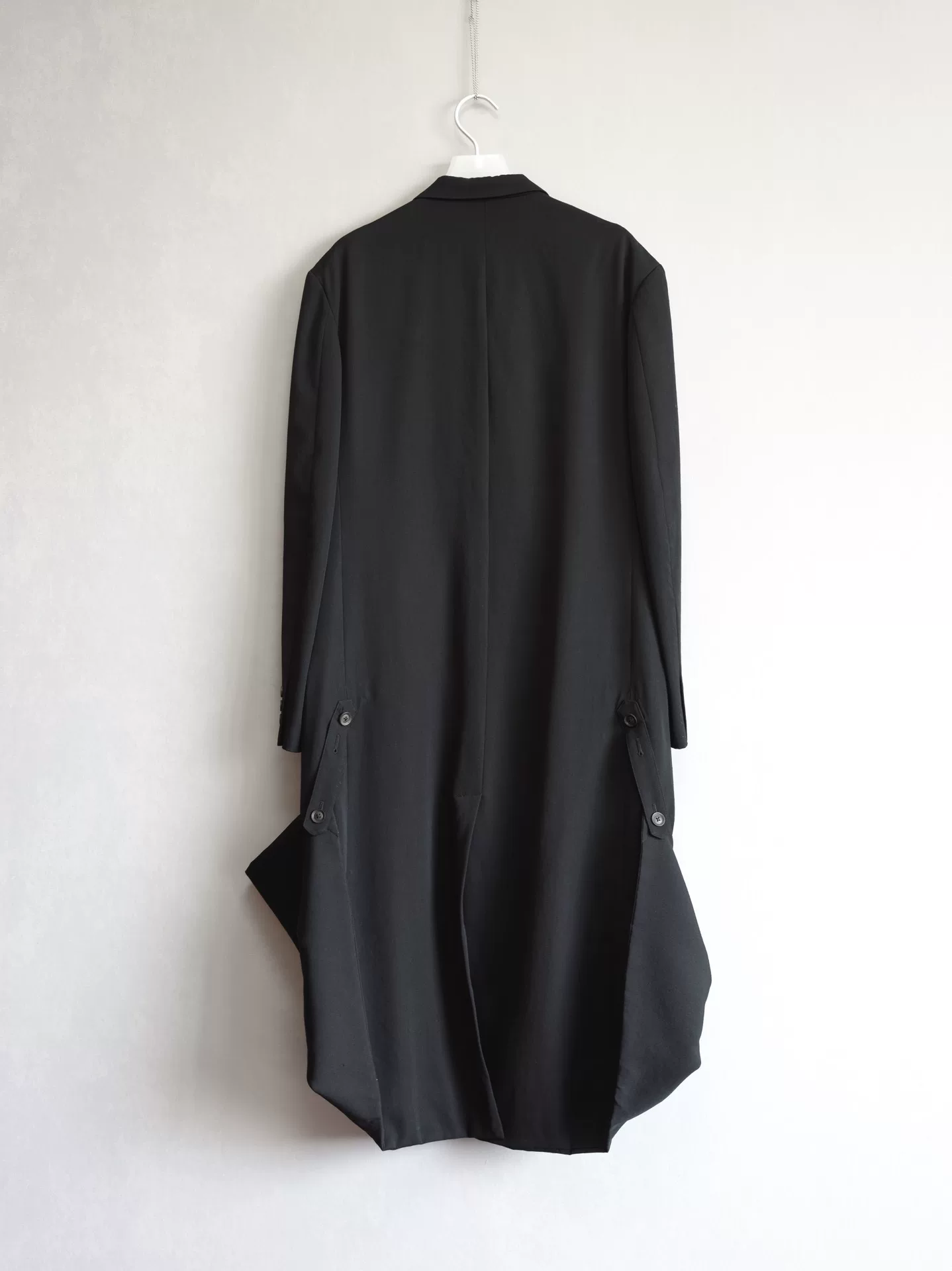 Yohji Yamamoto 19AW Monk Long Coat — front