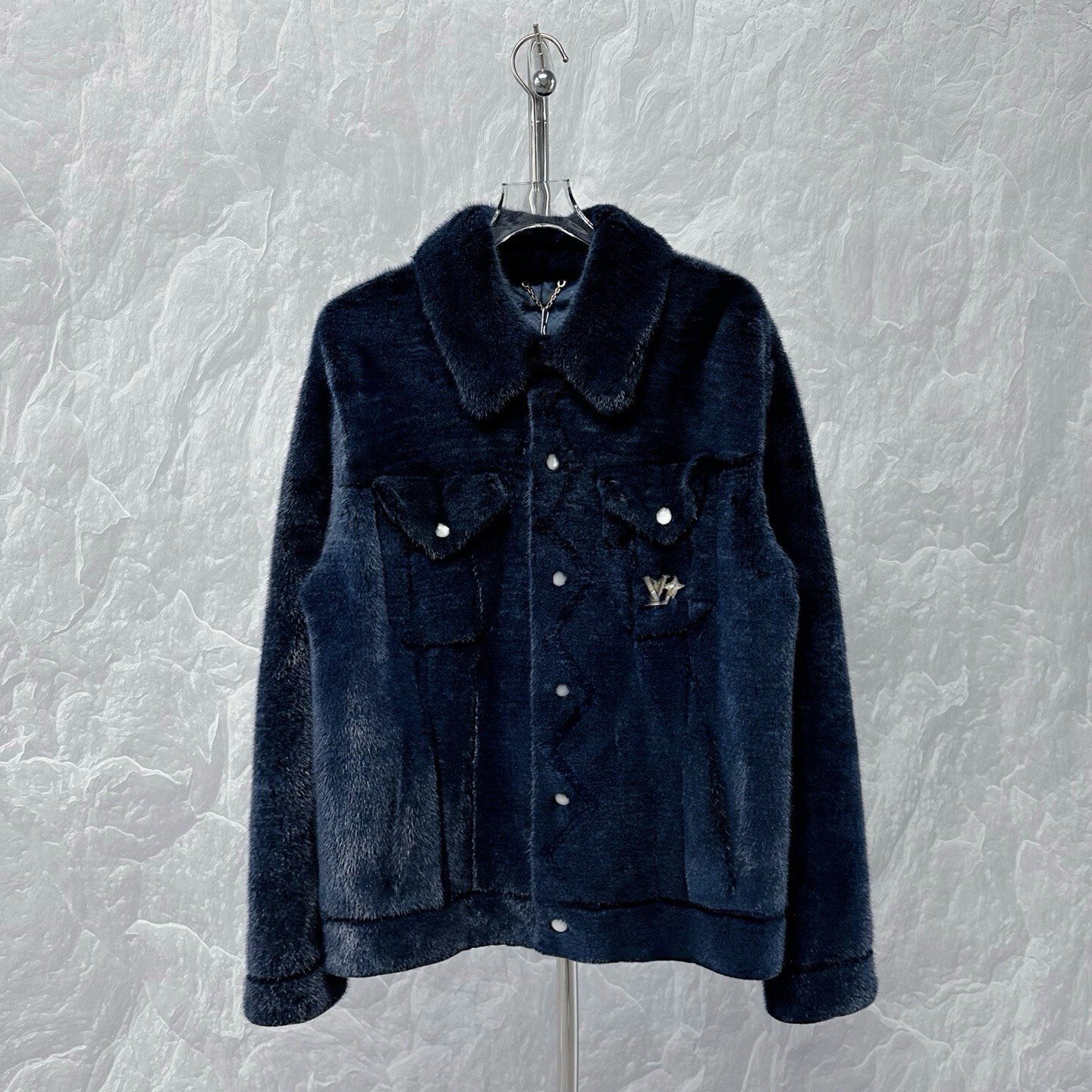 Louis Vuitton Nigo FW25 Mink Fur Coat