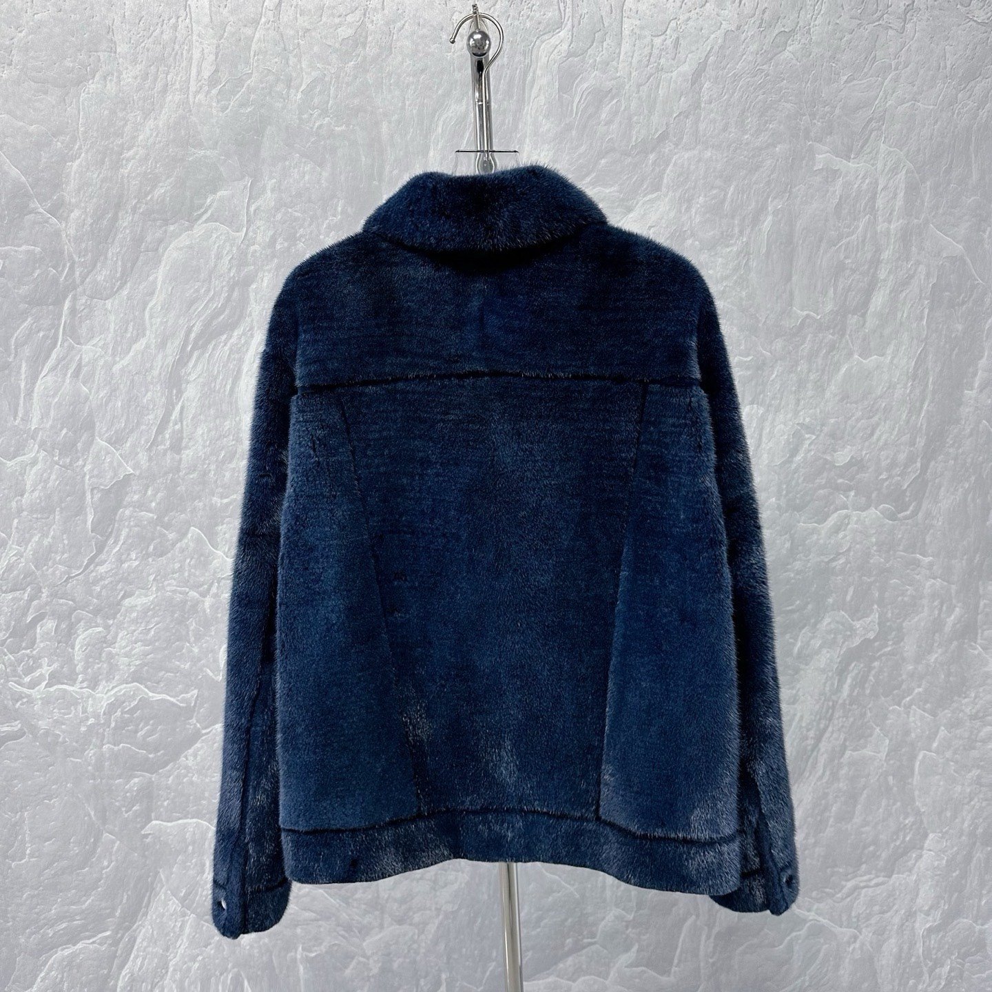 Louis Vuitton Nigo FW25 Mink Fur Coat — back