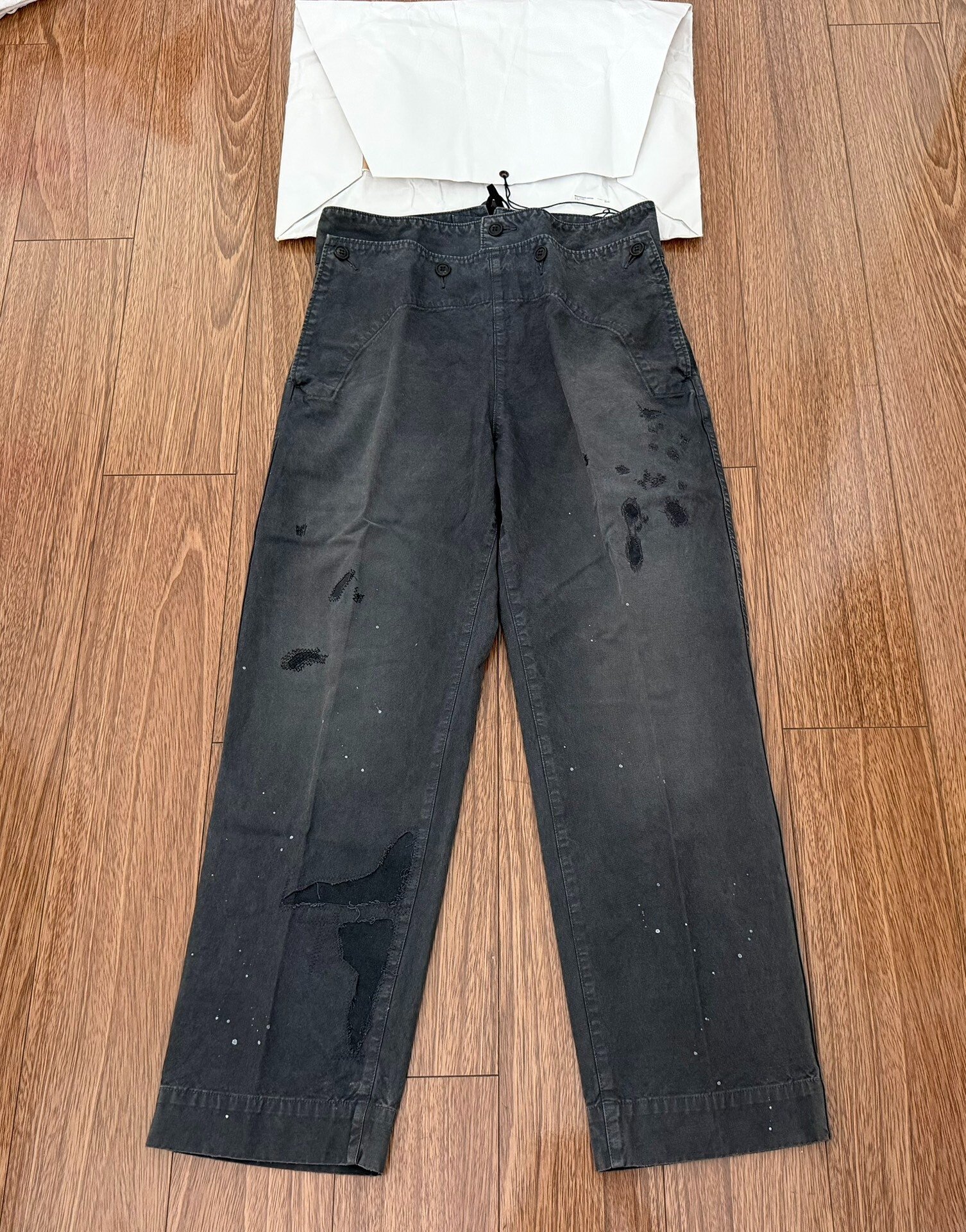 VISVIM HOLMAN PANTS DMGD CRASH