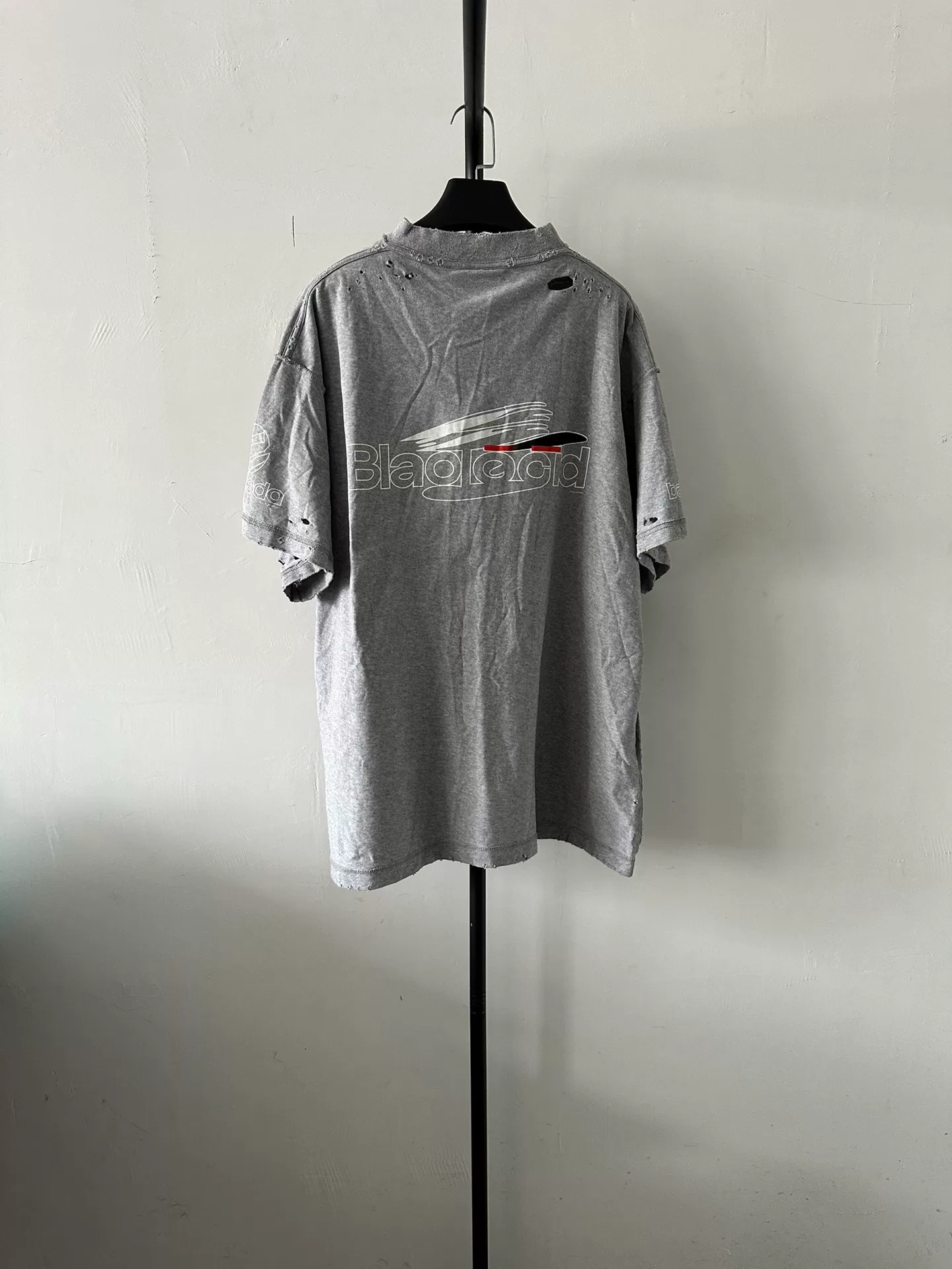 Balenciaga Loose Letter Print T-Shirt — front