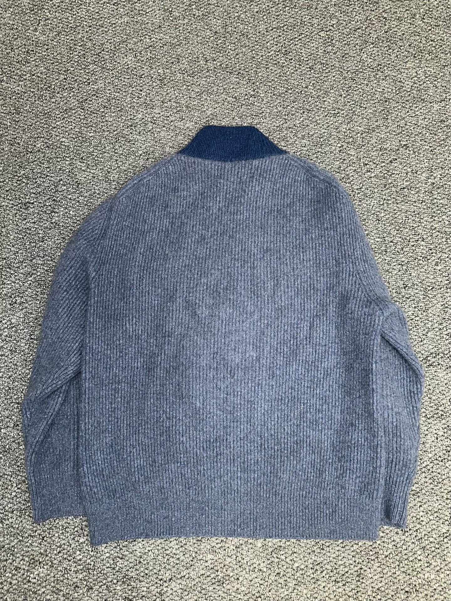 Loro Piana Cashmere Thick Cardigan — label