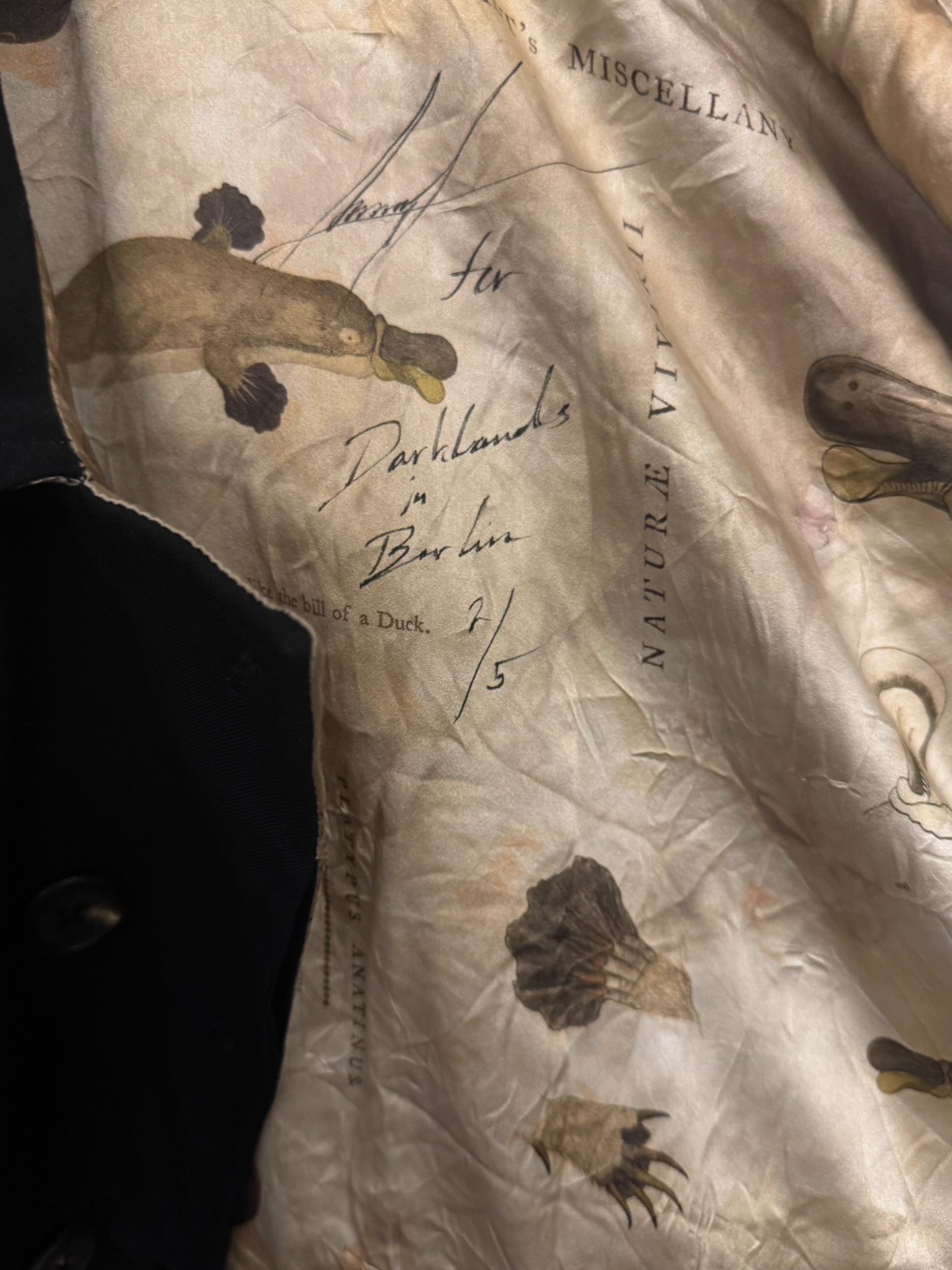 Geoffrey B Small Darklands Military Jacket — label