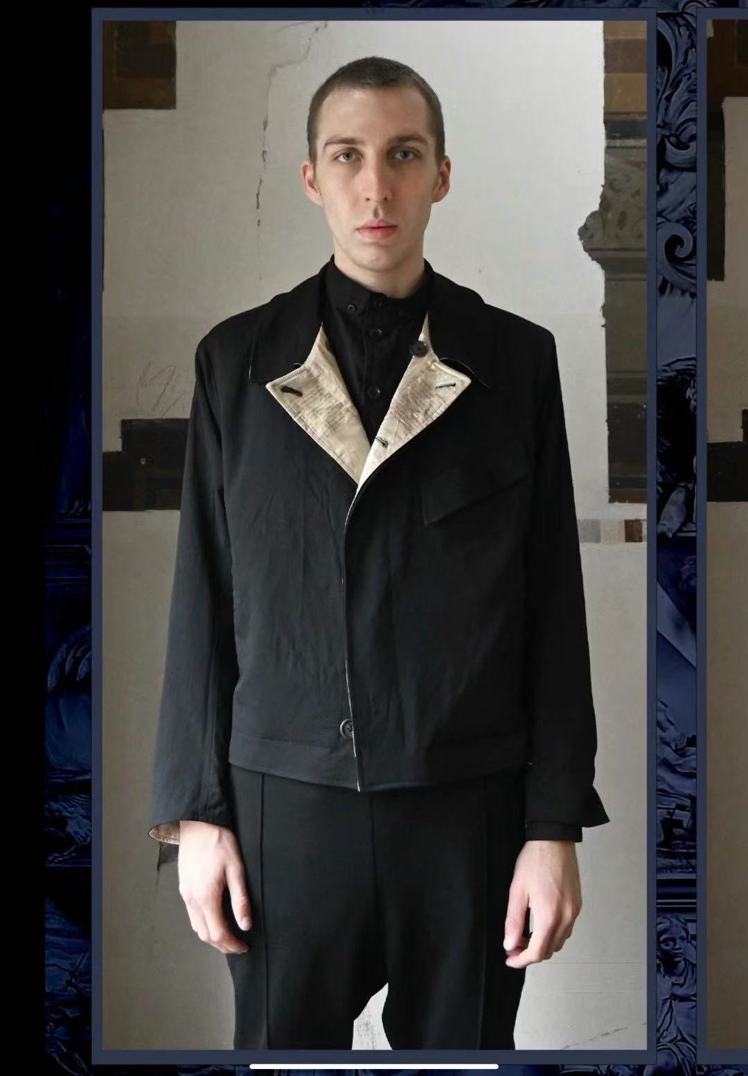 Geoffrey B Small Darklands Military Jacket — detail