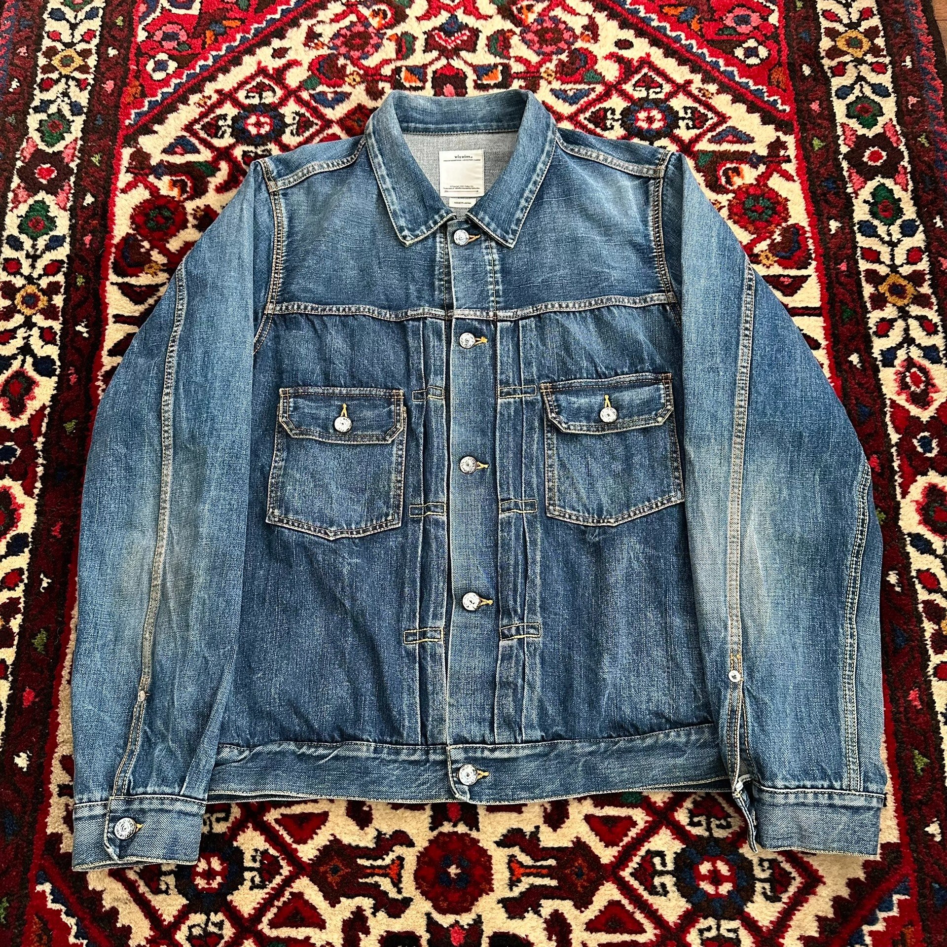 visvim 19aw 101 Dry1000 Denim Jacket — detail