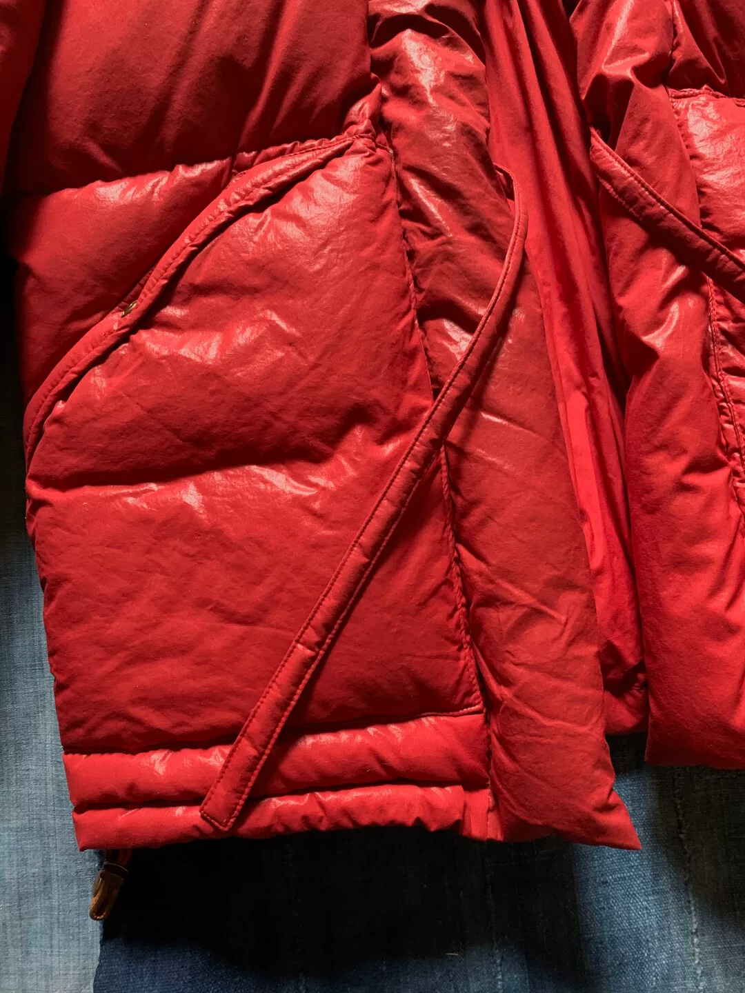 Visvim Dotera Down Coat FIL Exclusive — label