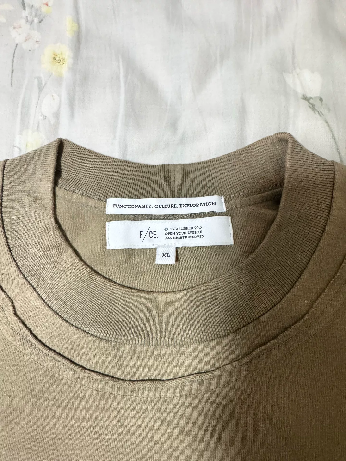 F/CE 22ss Military Short-Sleeve Tee — detail
