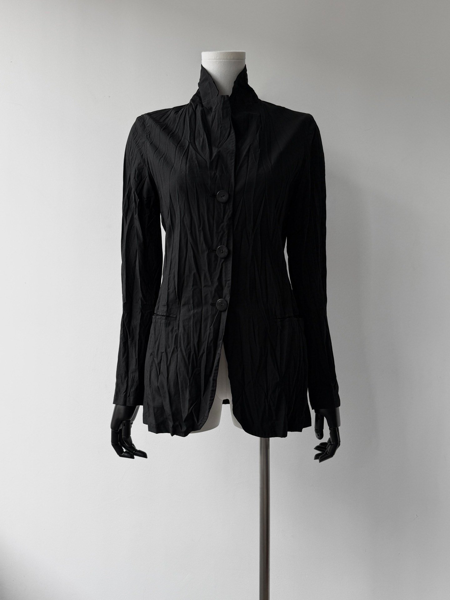 Jean Paul Gaultier Crinkled Avant-Garde Jacket