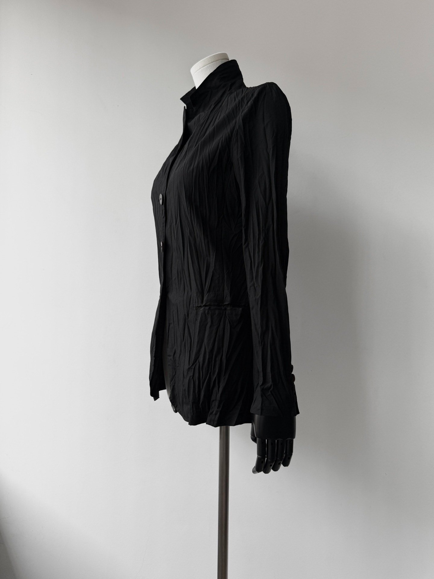 Jean Paul Gaultier Crinkled Avant-Garde Jacket — front