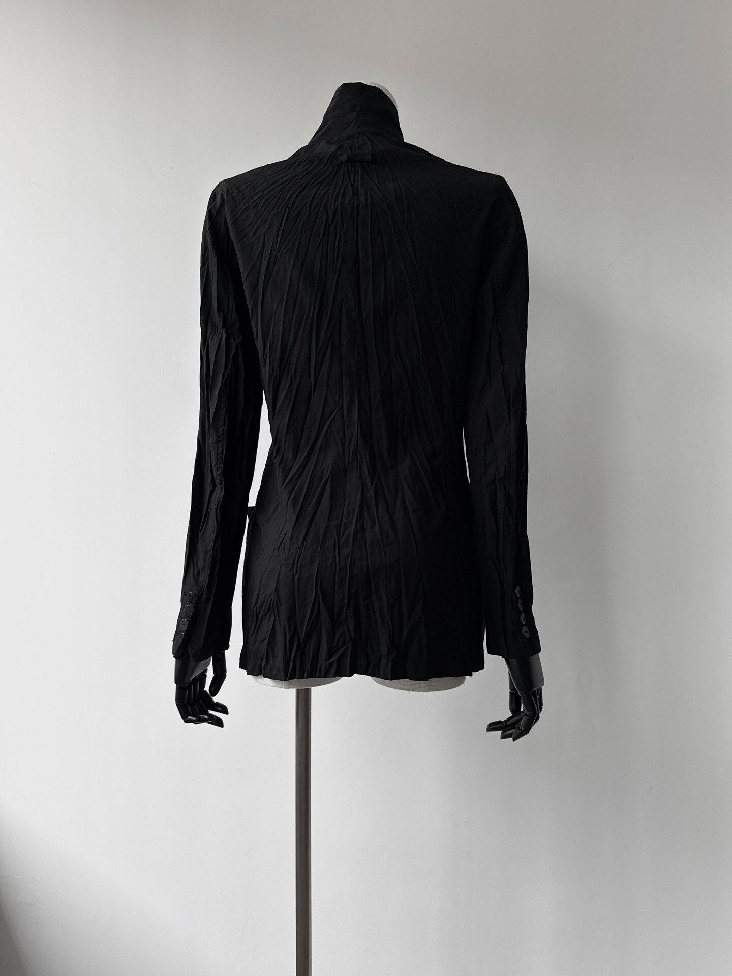 Jean Paul Gaultier Crinkled Avant-Garde Jacket — back