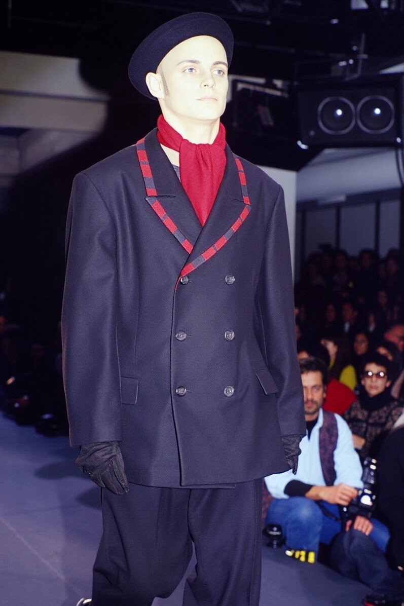 Yohji Yamamoto 89AW Double-Breasted Suit — label