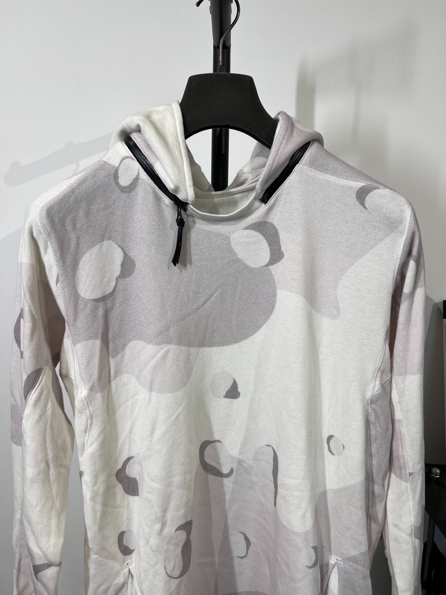 Boris Bidjan Saberi 11by bbs Camouflage Zip Hoodie — detail