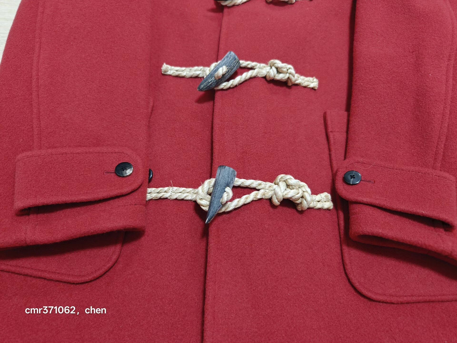 visvim 16AW Commodore Melton Wool Coat — back