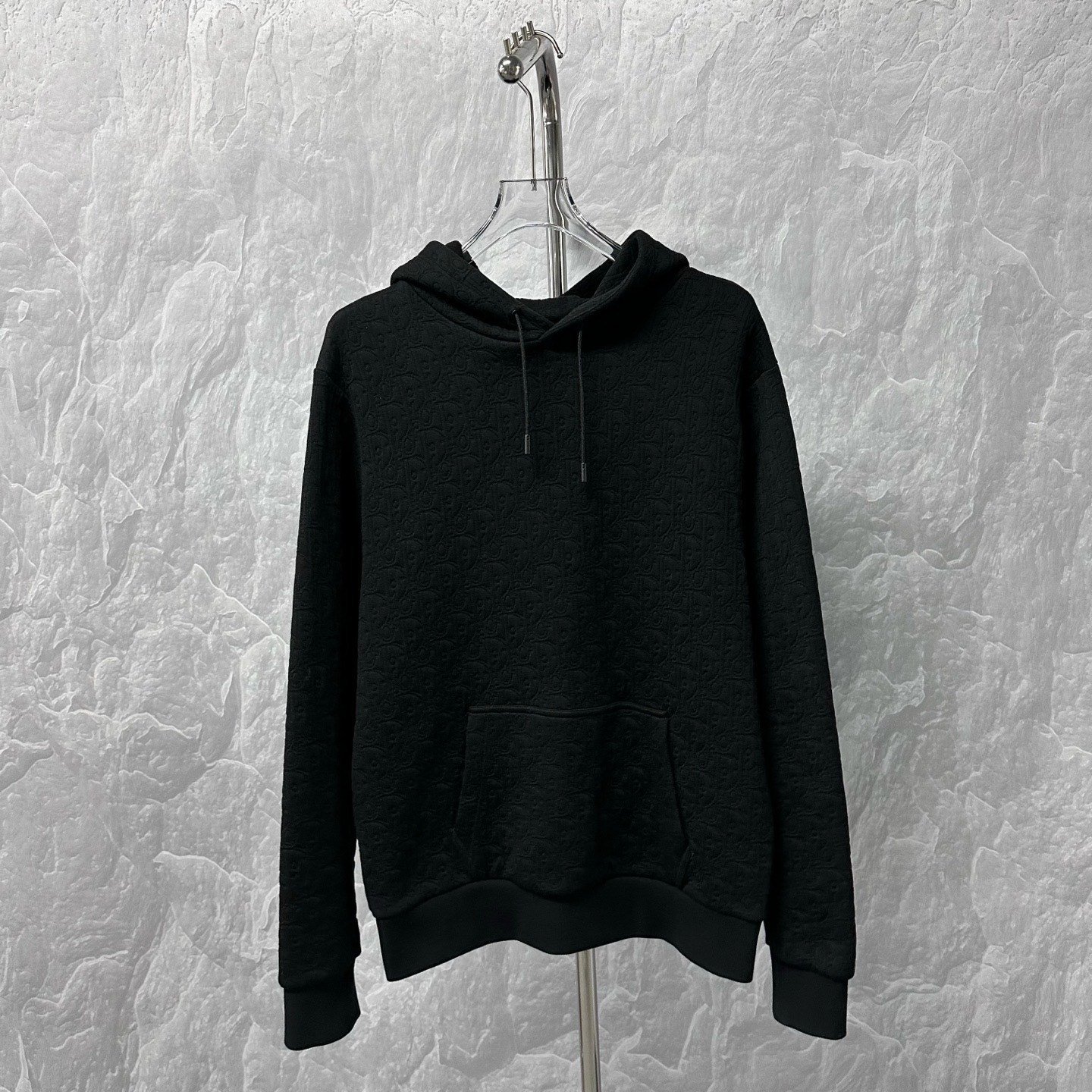Dior SS25 Embossed All-Over Pattern Hoodie