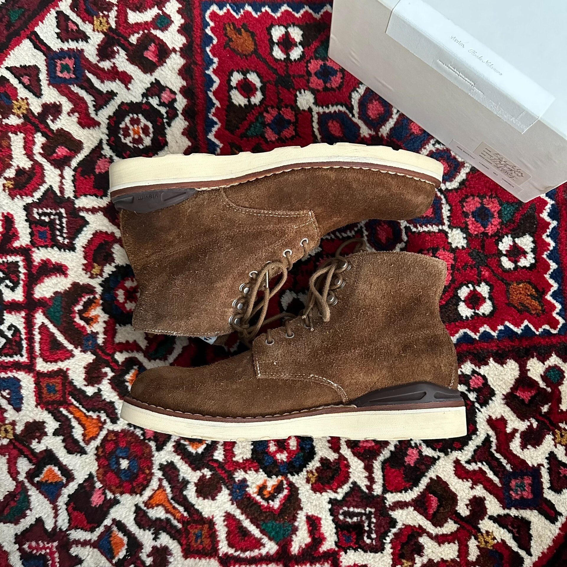 visvim 10ss Virgil Suede Boots — label