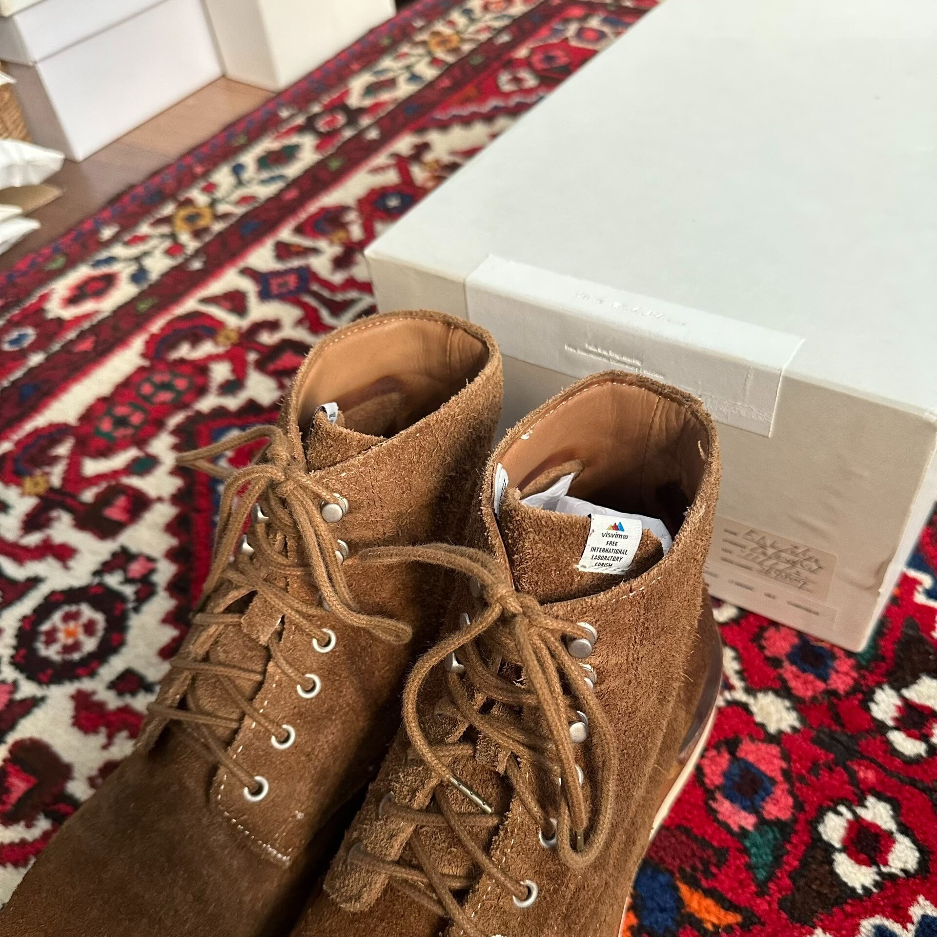 visvim 10ss Virgil Suede Boots — detail