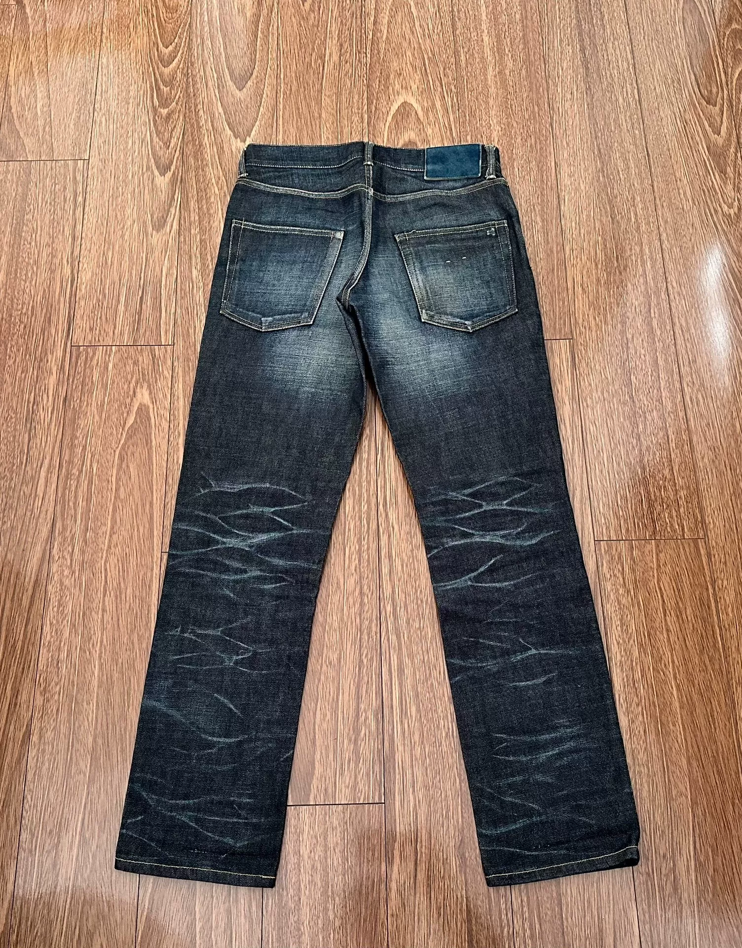 VISVIM Social Sculpture Non Washed Jeans — front