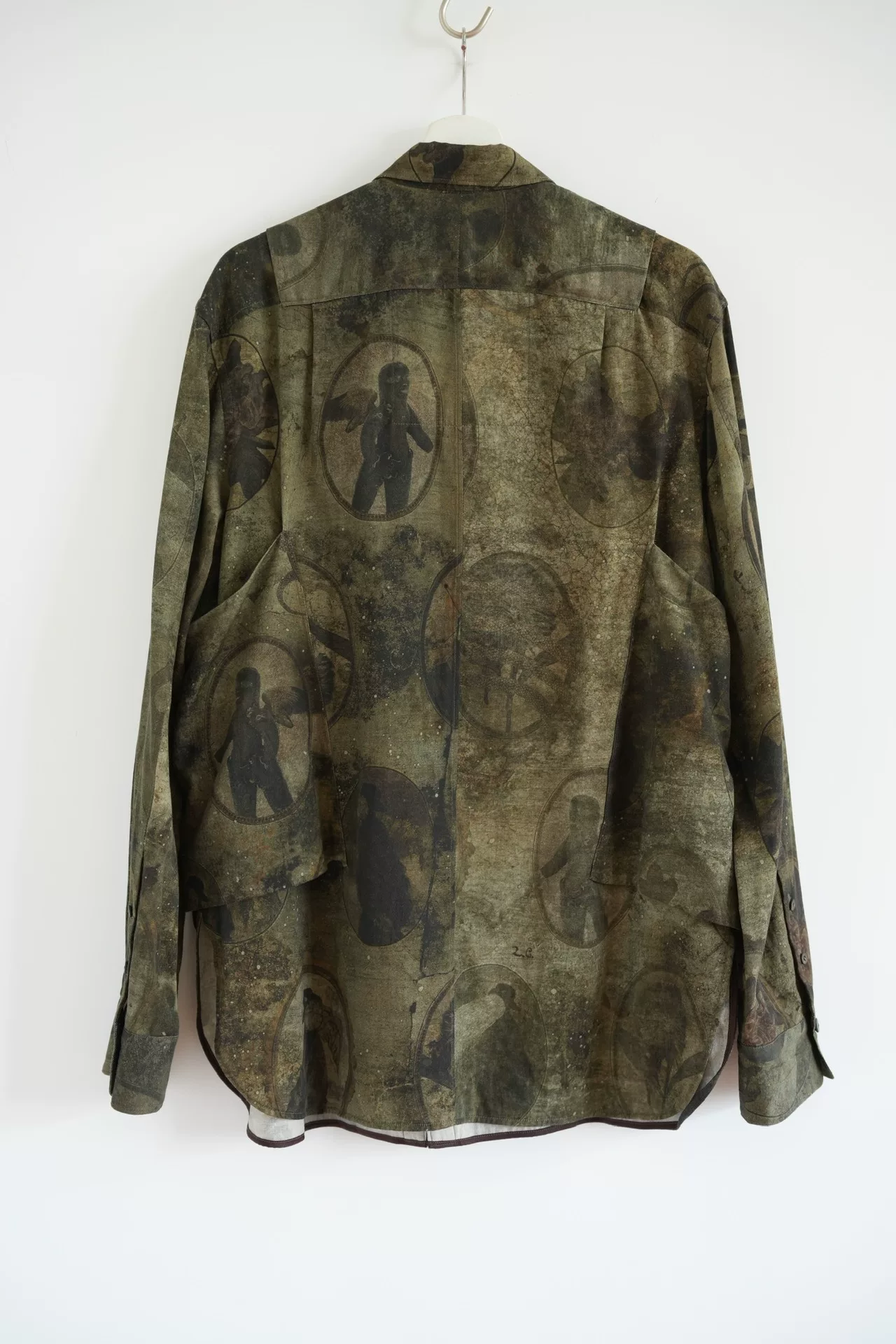 Ziggy Chen 22AW Vest Overlay Shirt — front