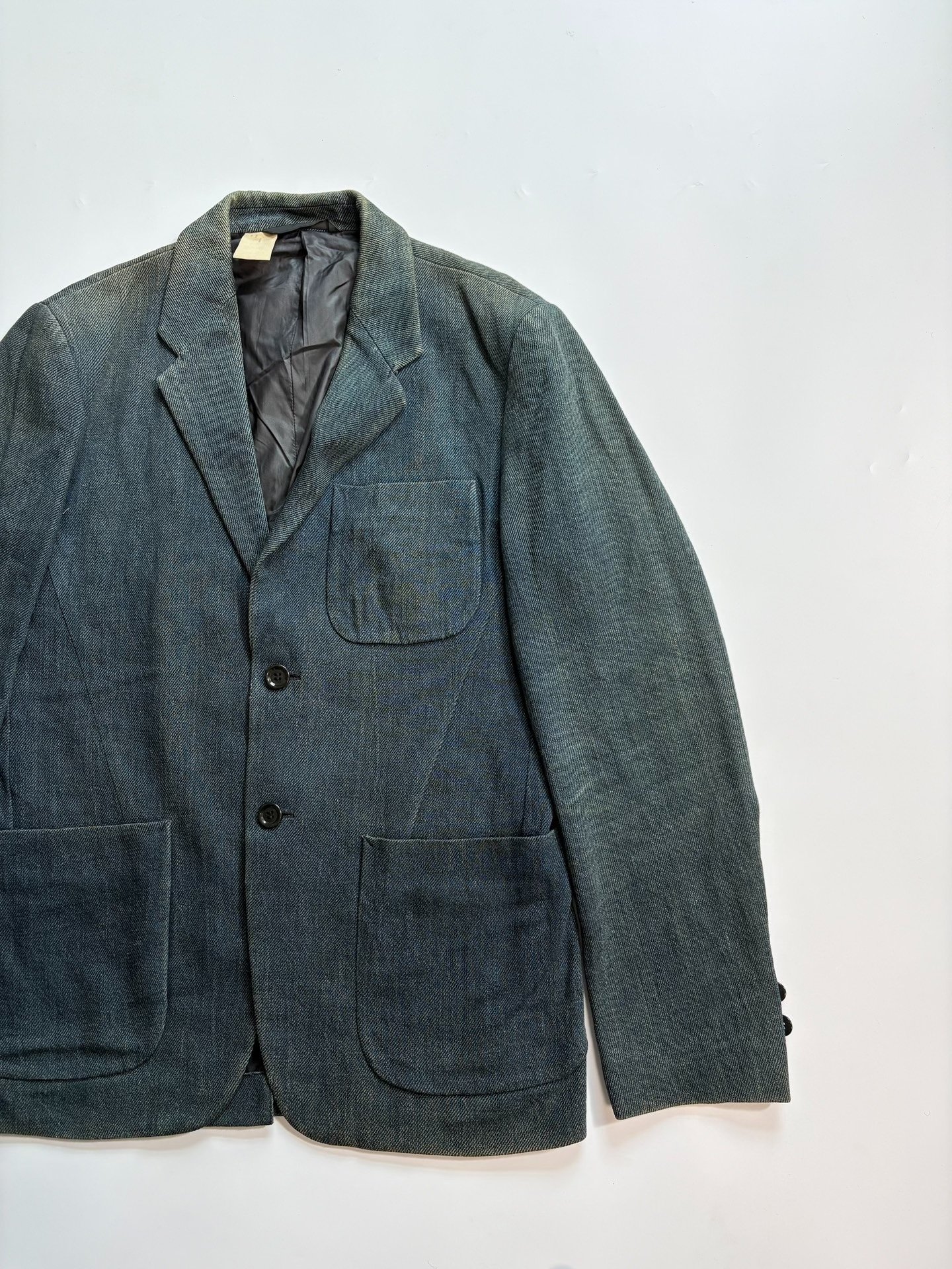 N.Hoolywood Indigo Dyed Jacket — detail