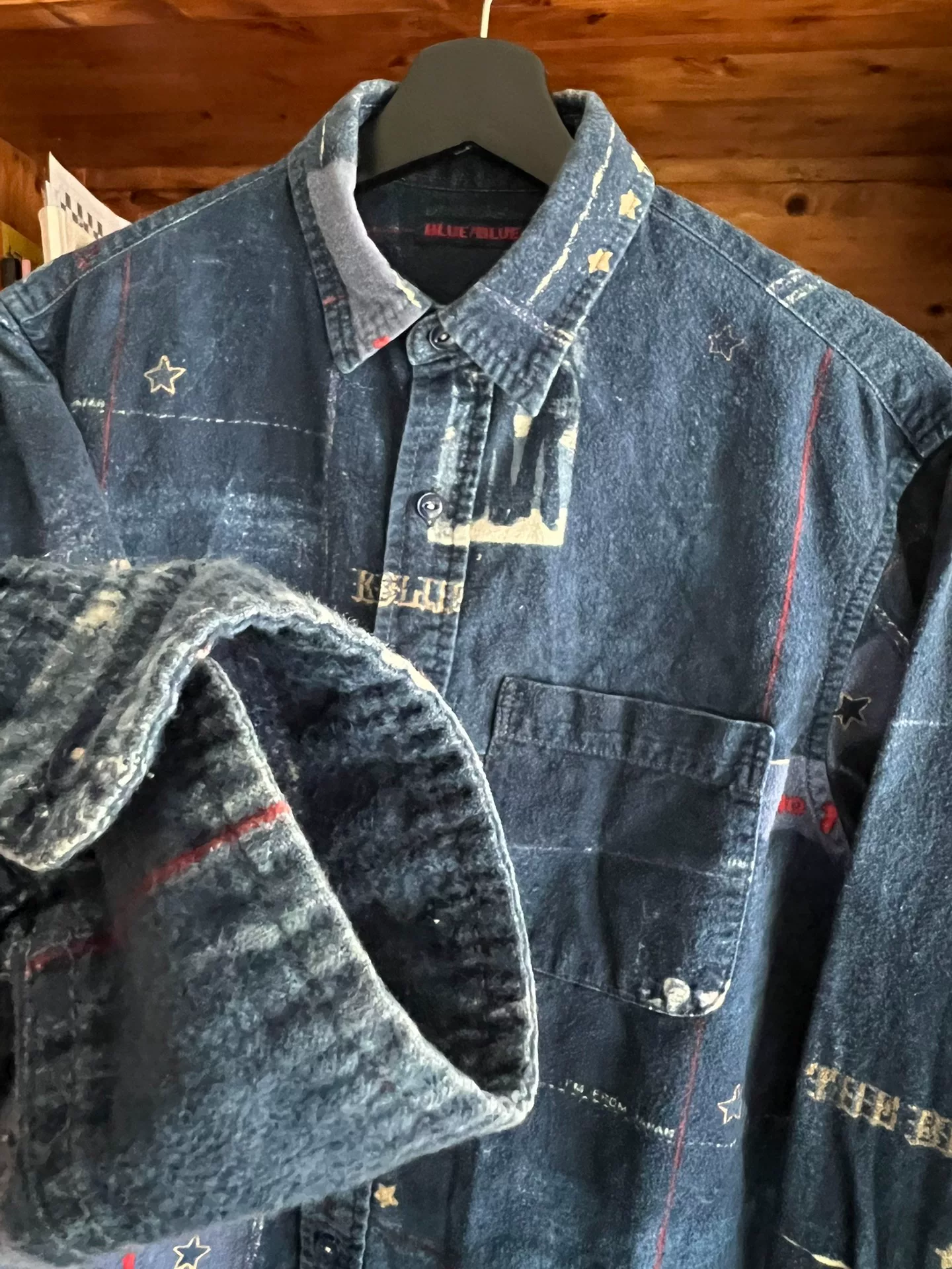 Blue Blue Japan Indigo Dye Limited Shirt — back