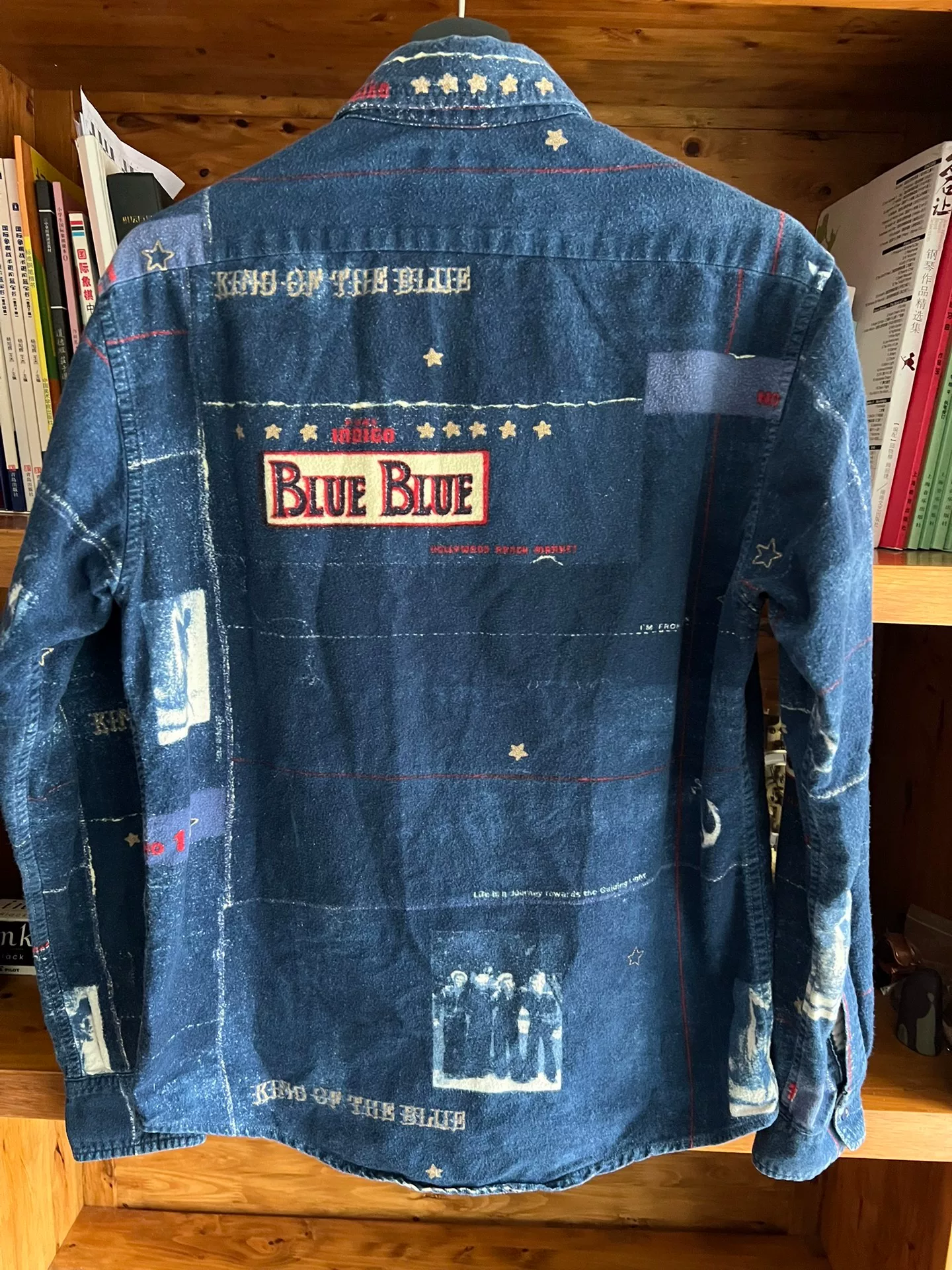 Blue Blue Japan Indigo Dye Limited Shirt — label