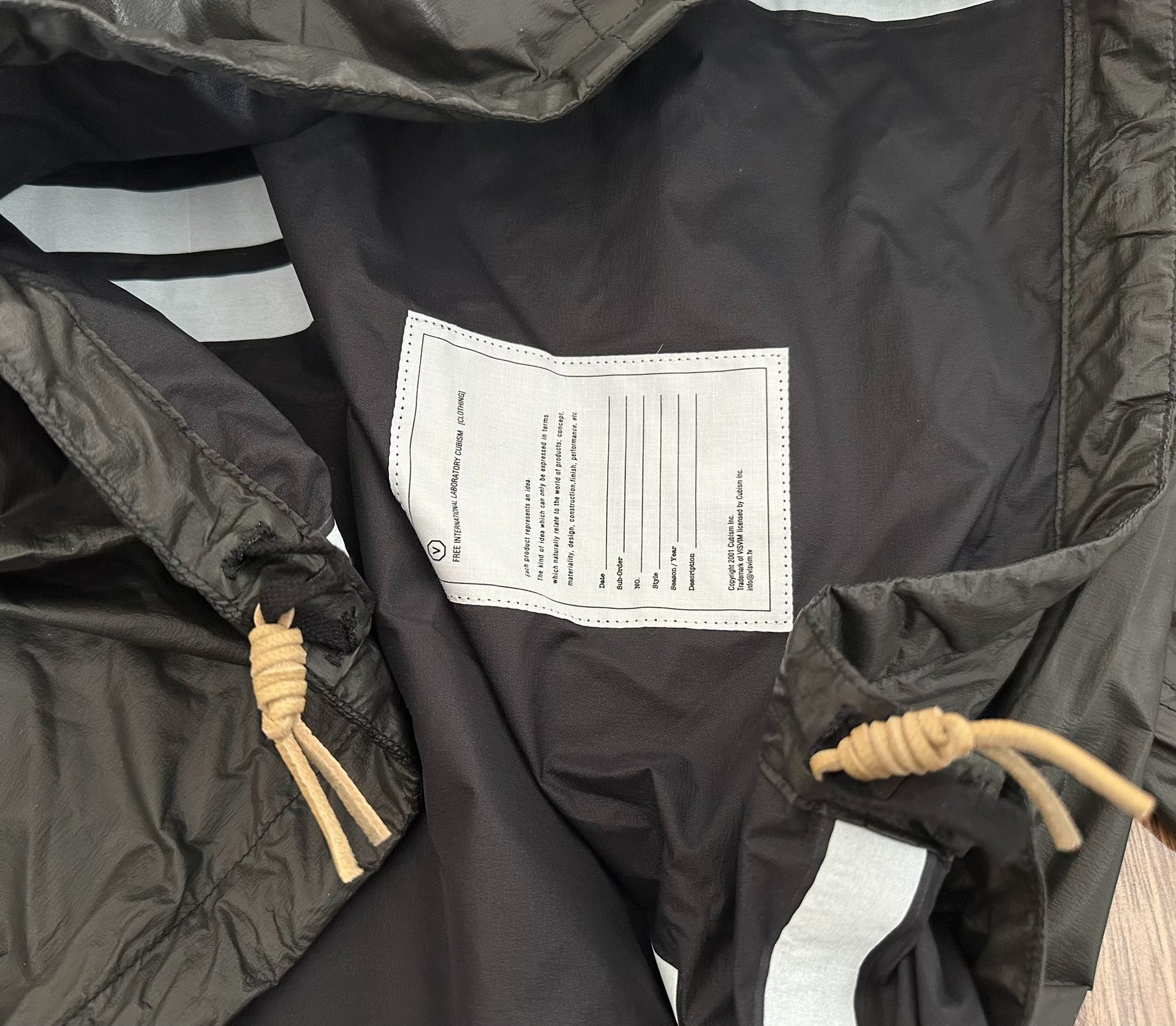 Visvim VS Anorak 2L Gore-Tex — detail