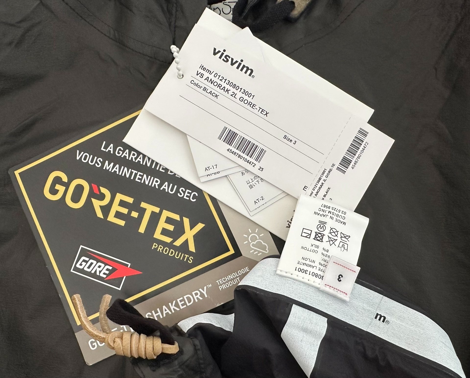 Visvim VS Anorak 2L Gore-Tex — back