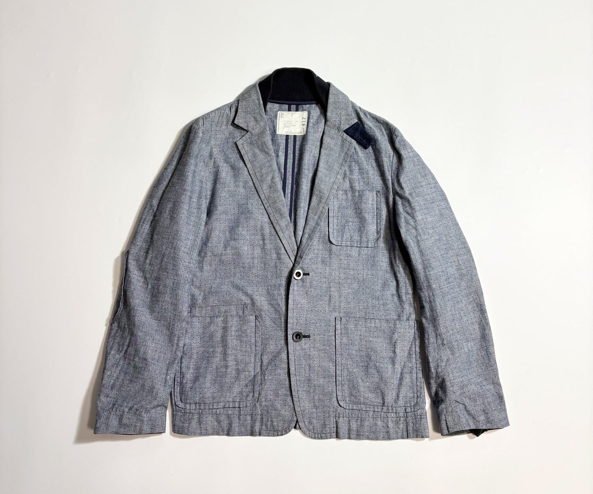SACAI Spliced Blazer-Style Jacket