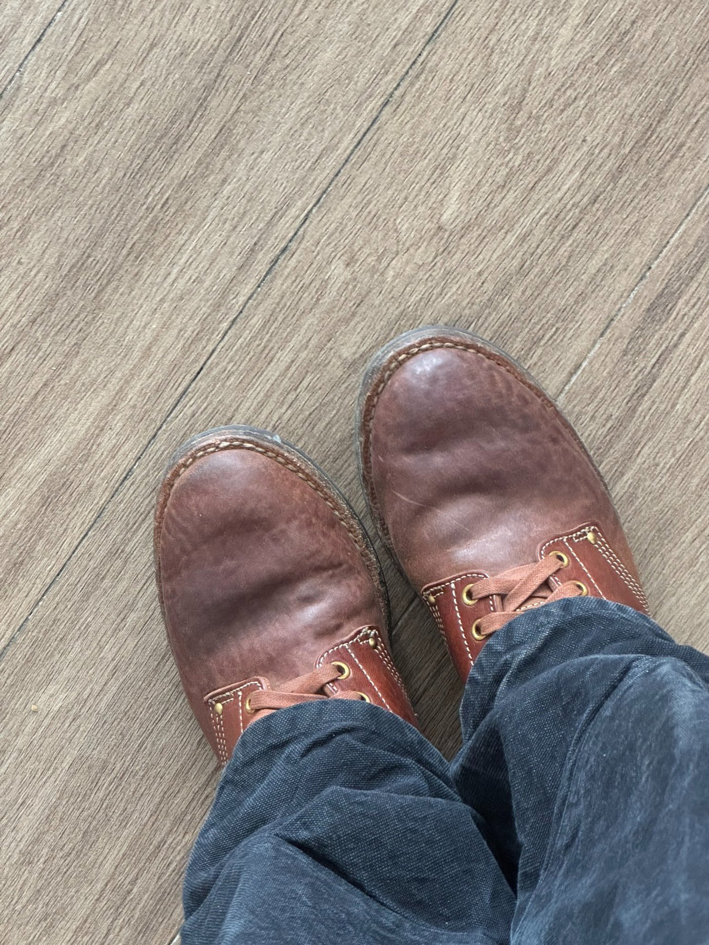 VISVIM Brigadier Boots 23AW — front