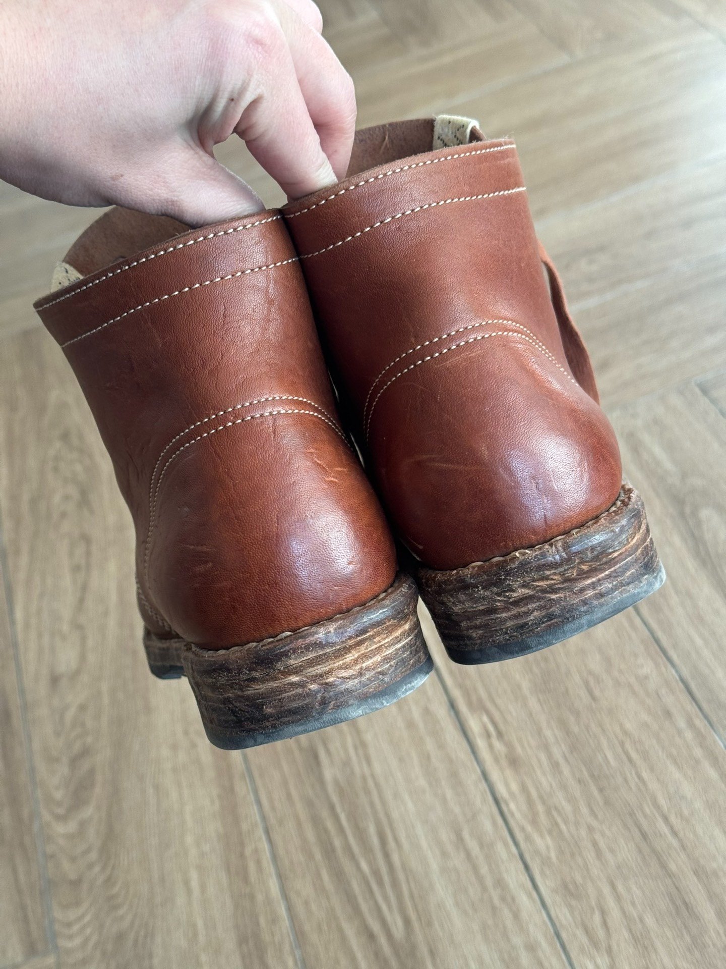 VISVIM Brigadier Boots 23AW — back