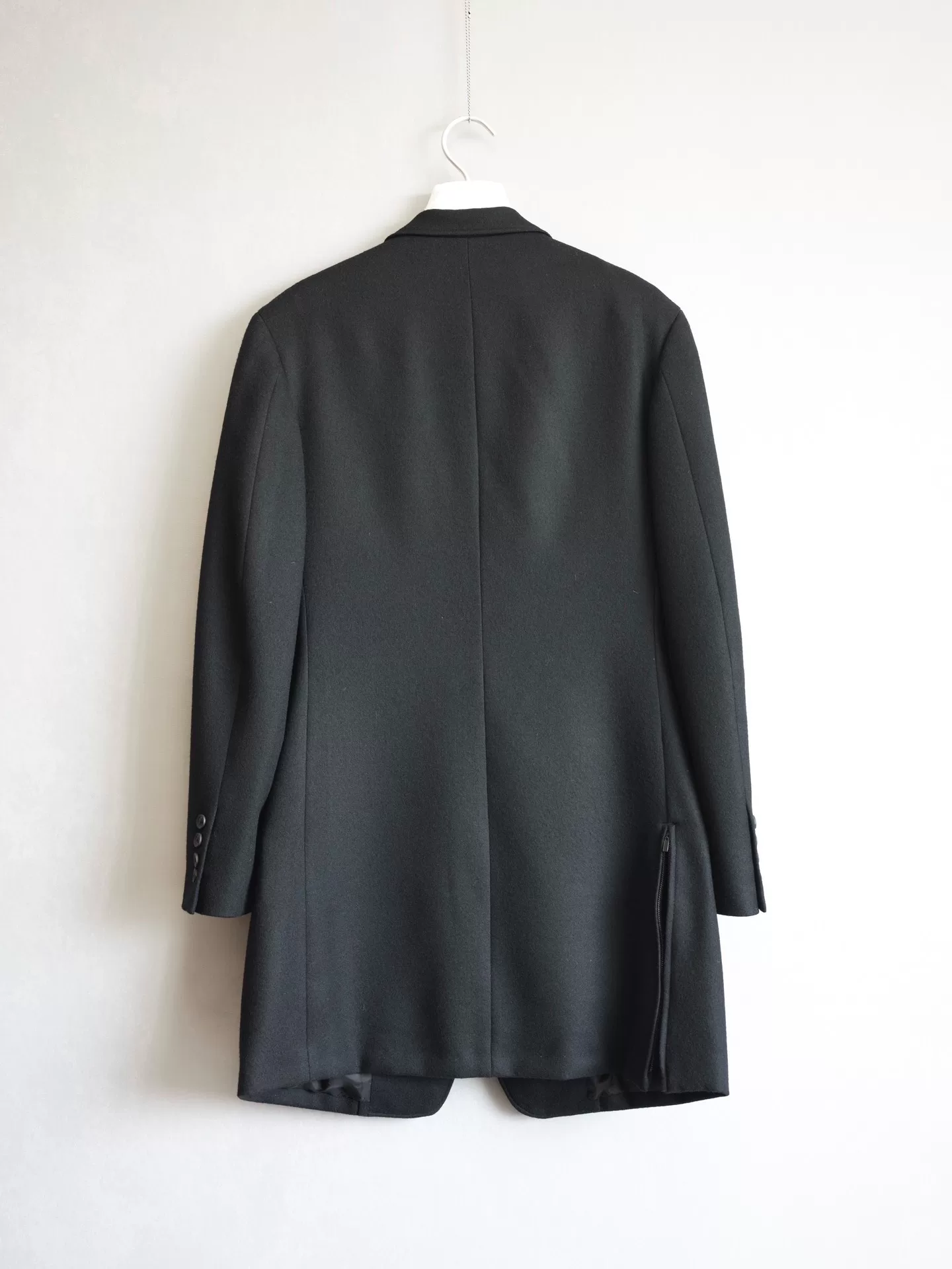 Yohji Yamamoto 23AW Zip Flannel Jacket — back