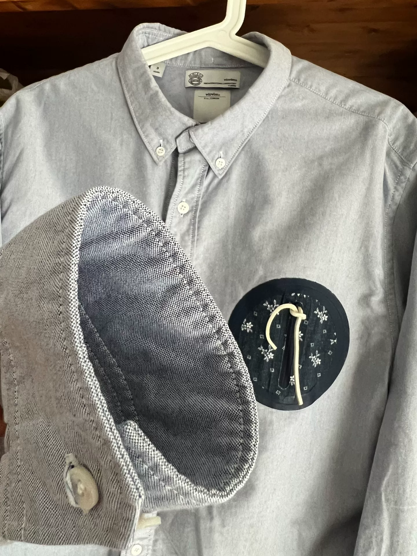 visvim 2012 GIZA Cotton Long-Sleeve Shirt — back