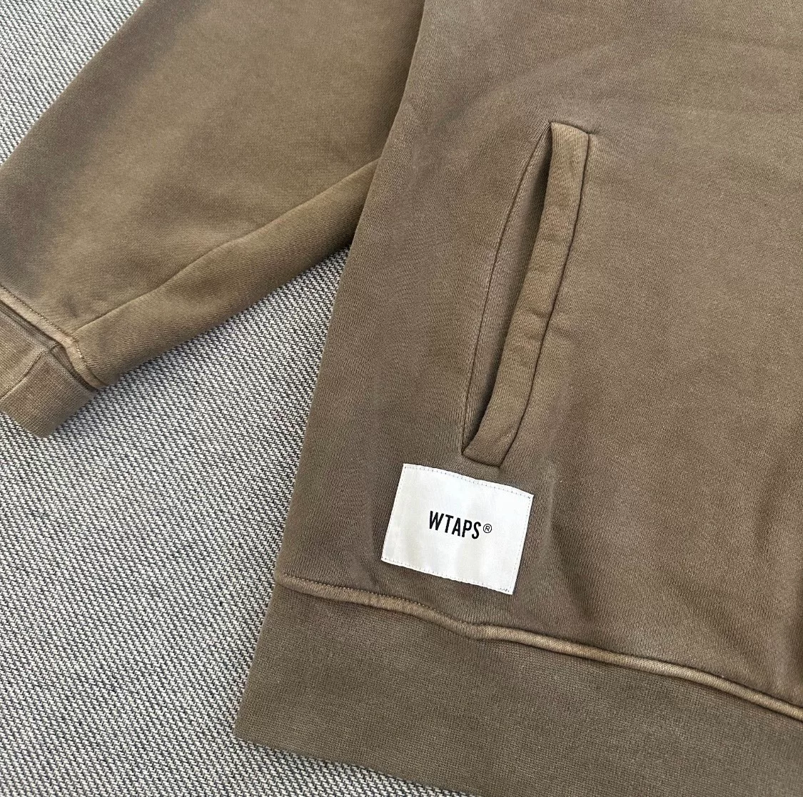 WTAPS 20AW SIGN Hooded Sweatshirt — detail