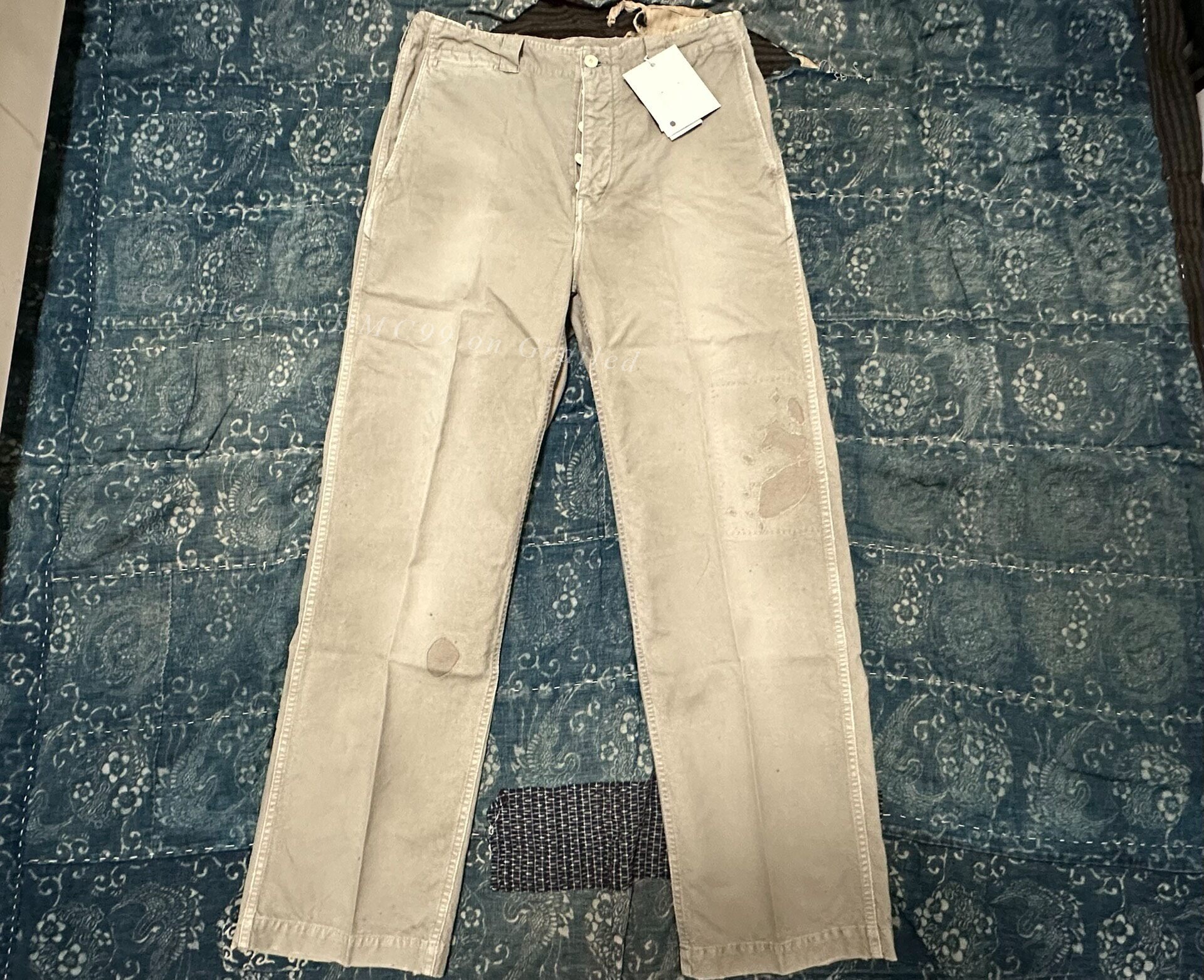 visvim Wide Chino Pants Crash 25SS