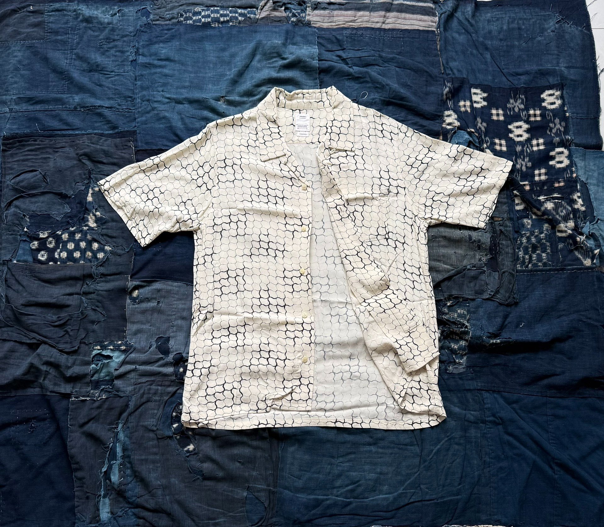 Visvim 20SS Free Edge S/S Lattice Shirt — front