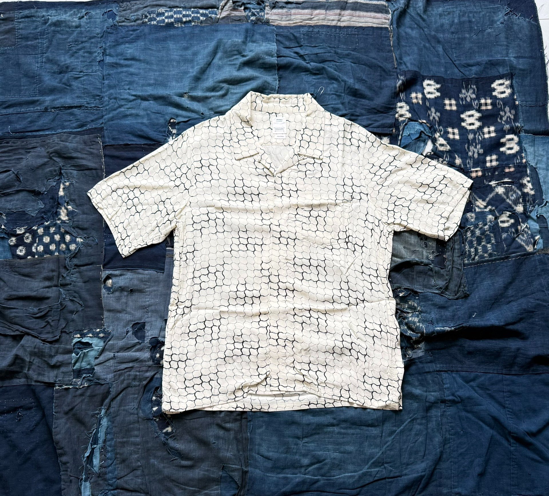 Visvim 20SS Free Edge S/S Lattice Shirt