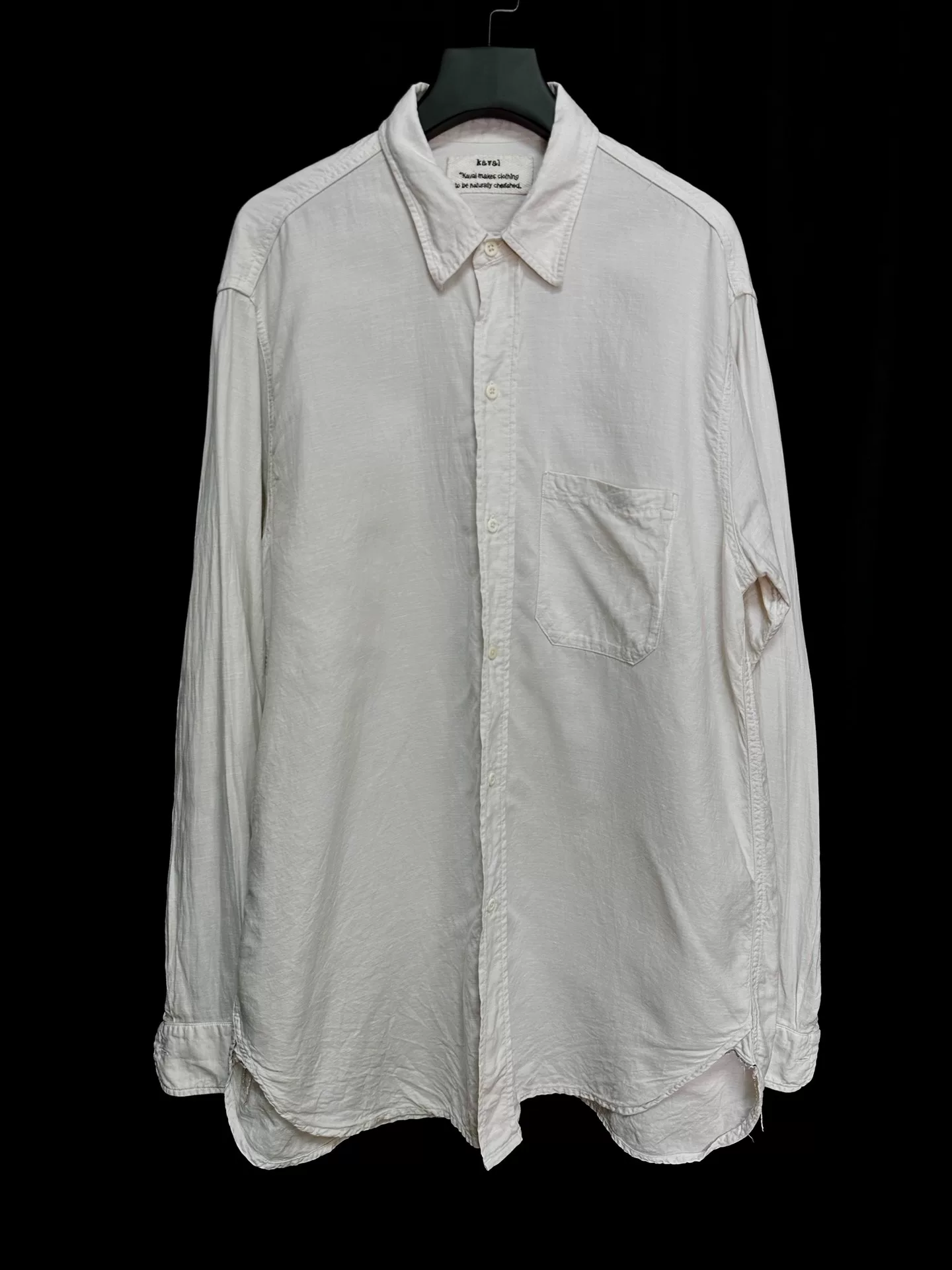 Kaval Vintage Linen Cotton Shirt