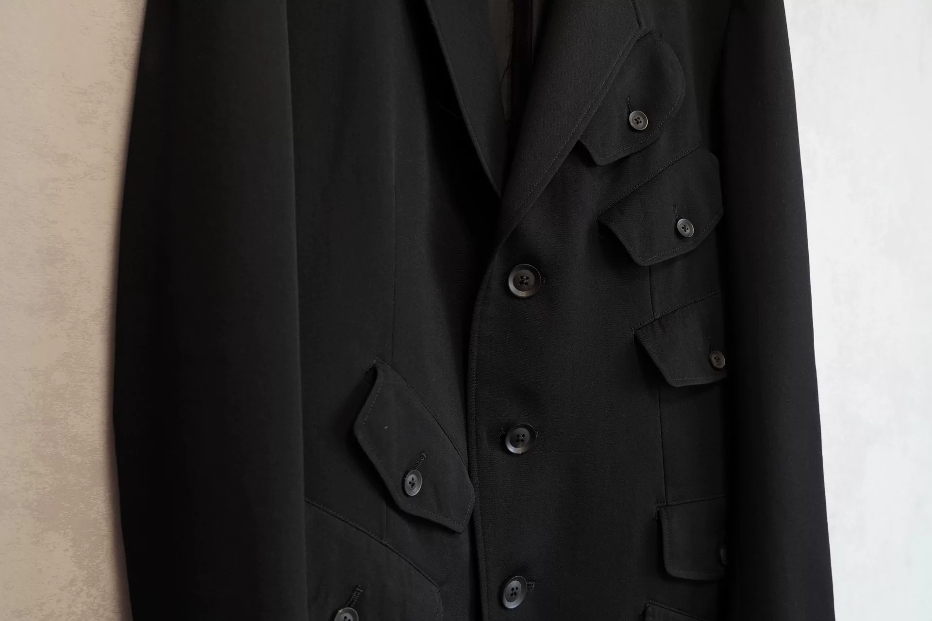 Yohji Yamamoto 19SS Multi-Pocket Jacket — back