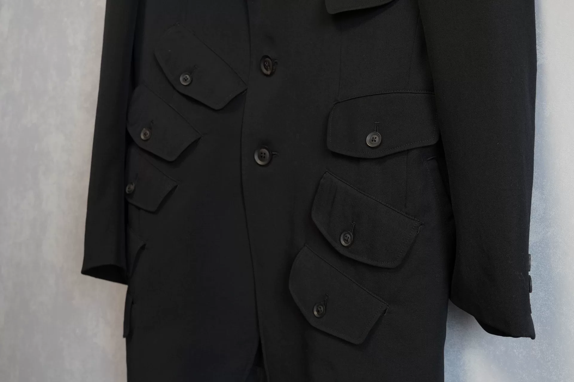 Yohji Yamamoto 19SS Multi-Pocket Jacket — label